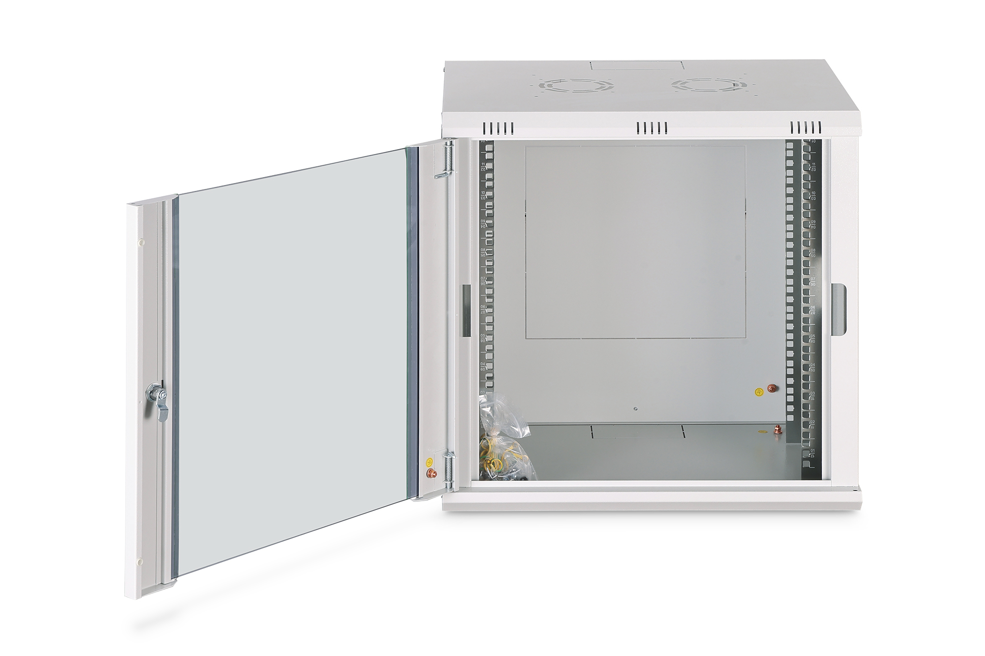Armadio rack da parete economico linea Dynamic Basic 12 unità (a) 638...
