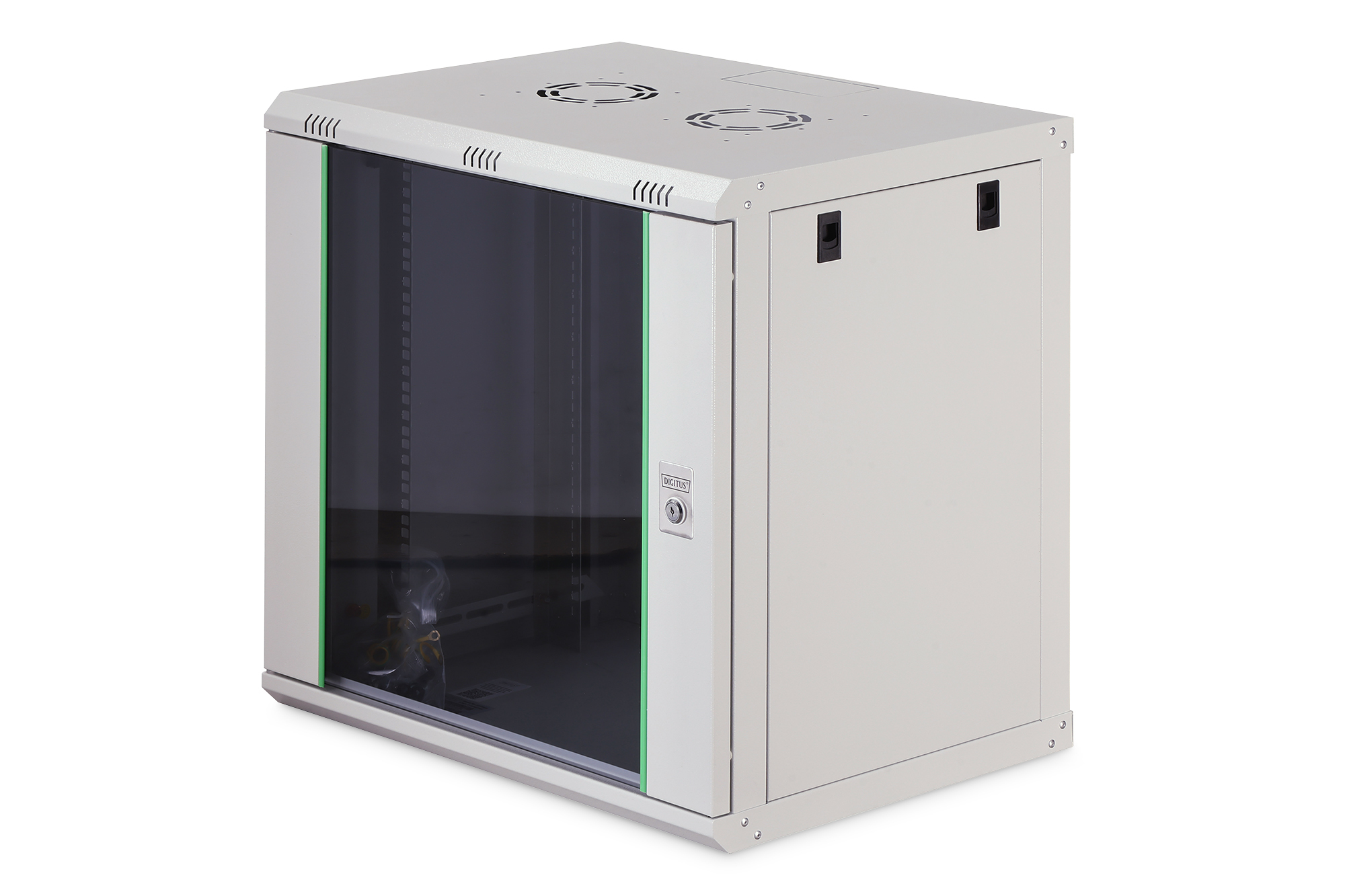 Armadio rack da parete economico linea Dynamic Basic 12 unità (a) 638...