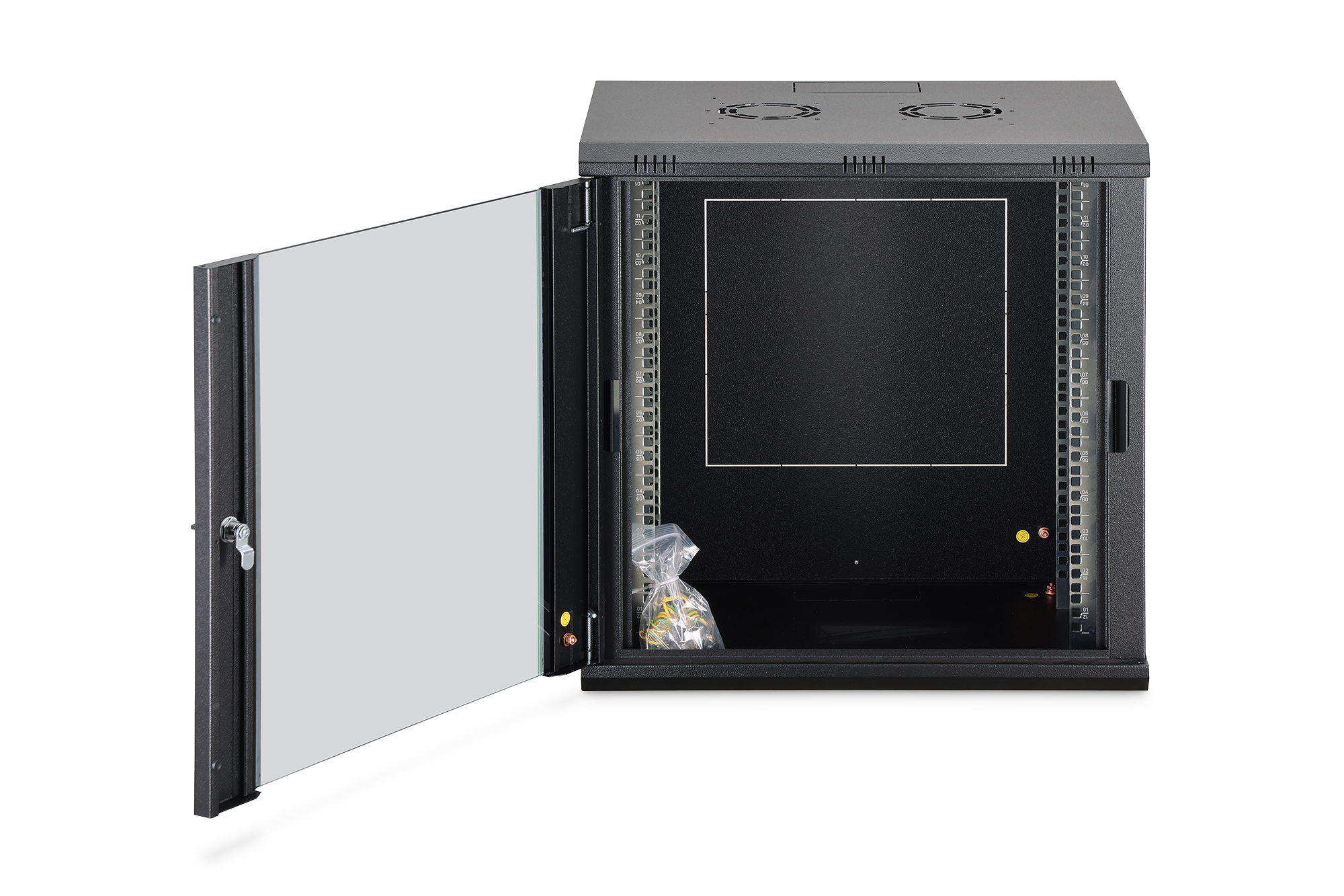 Armadio rack da parete economico linea Dynamic Basic 12 unità (a) 638...
