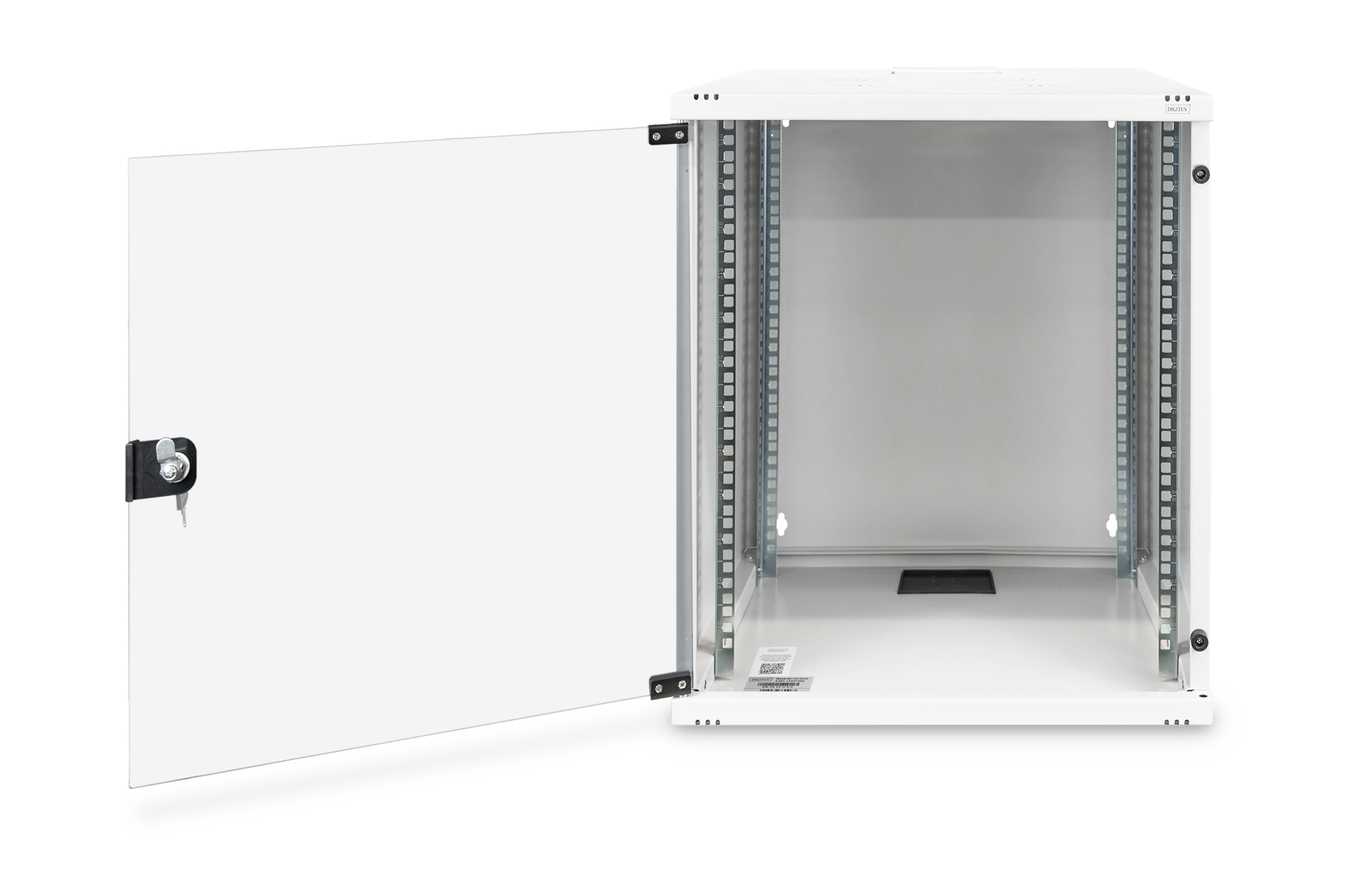 Armadio rack da muro 12u misure 595x540 profondita' 400 smontato...