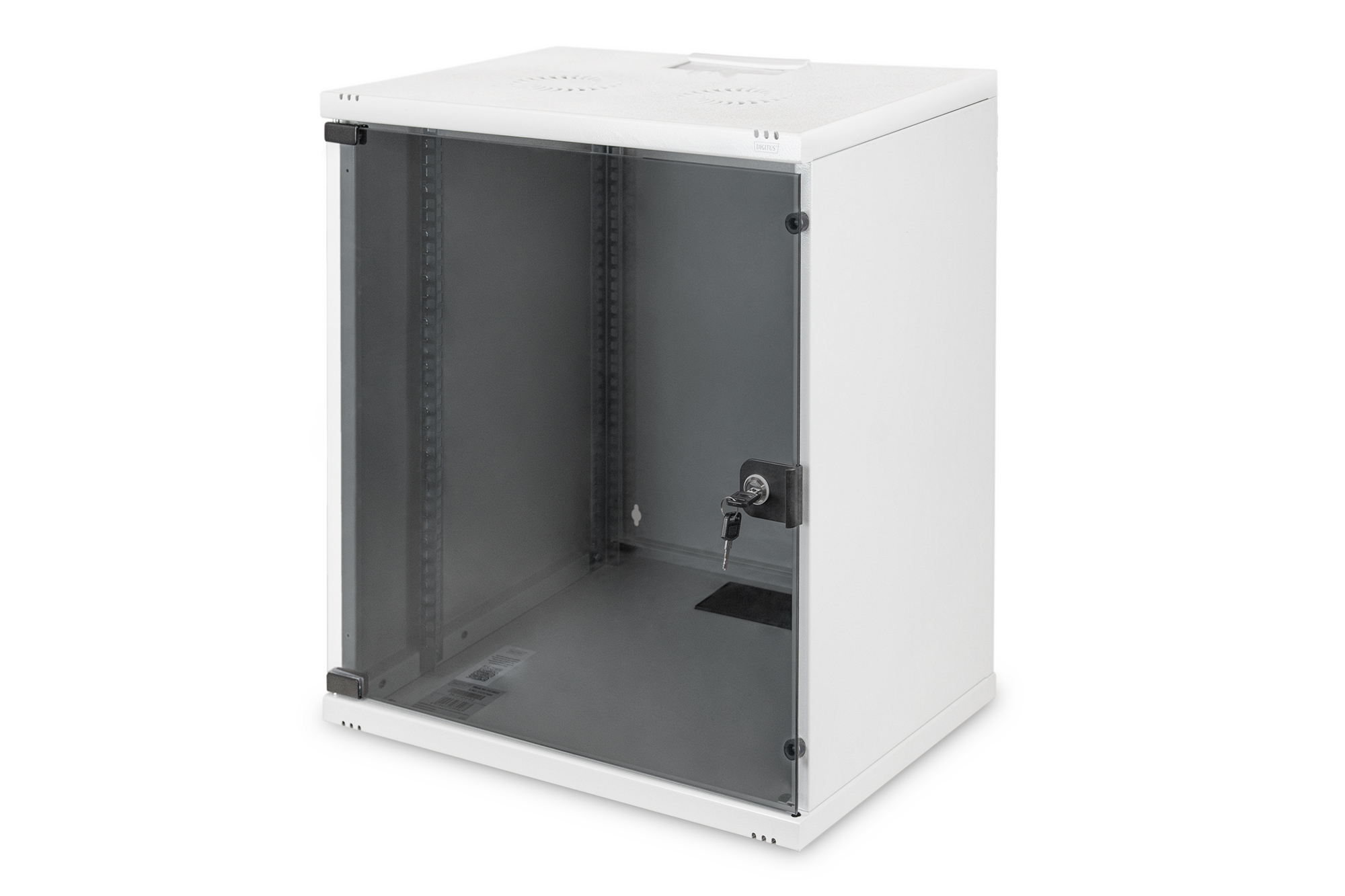 Armadio rack da muro 12u misure 595x540 profondita' 400 smontato...