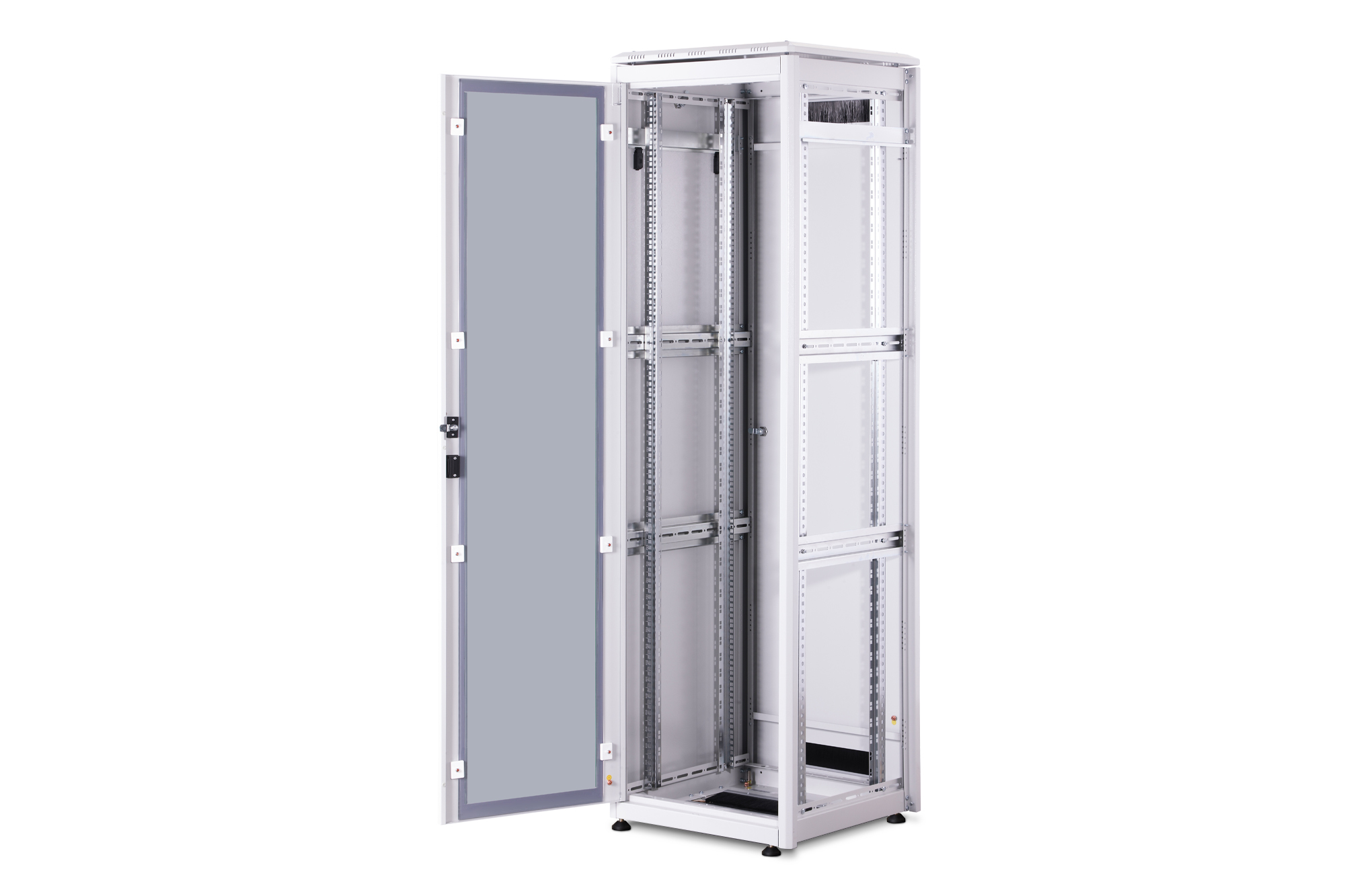 DIGITUS Armadio di rete serie Unique 42U - 600x600 mm (LxP) grigio...