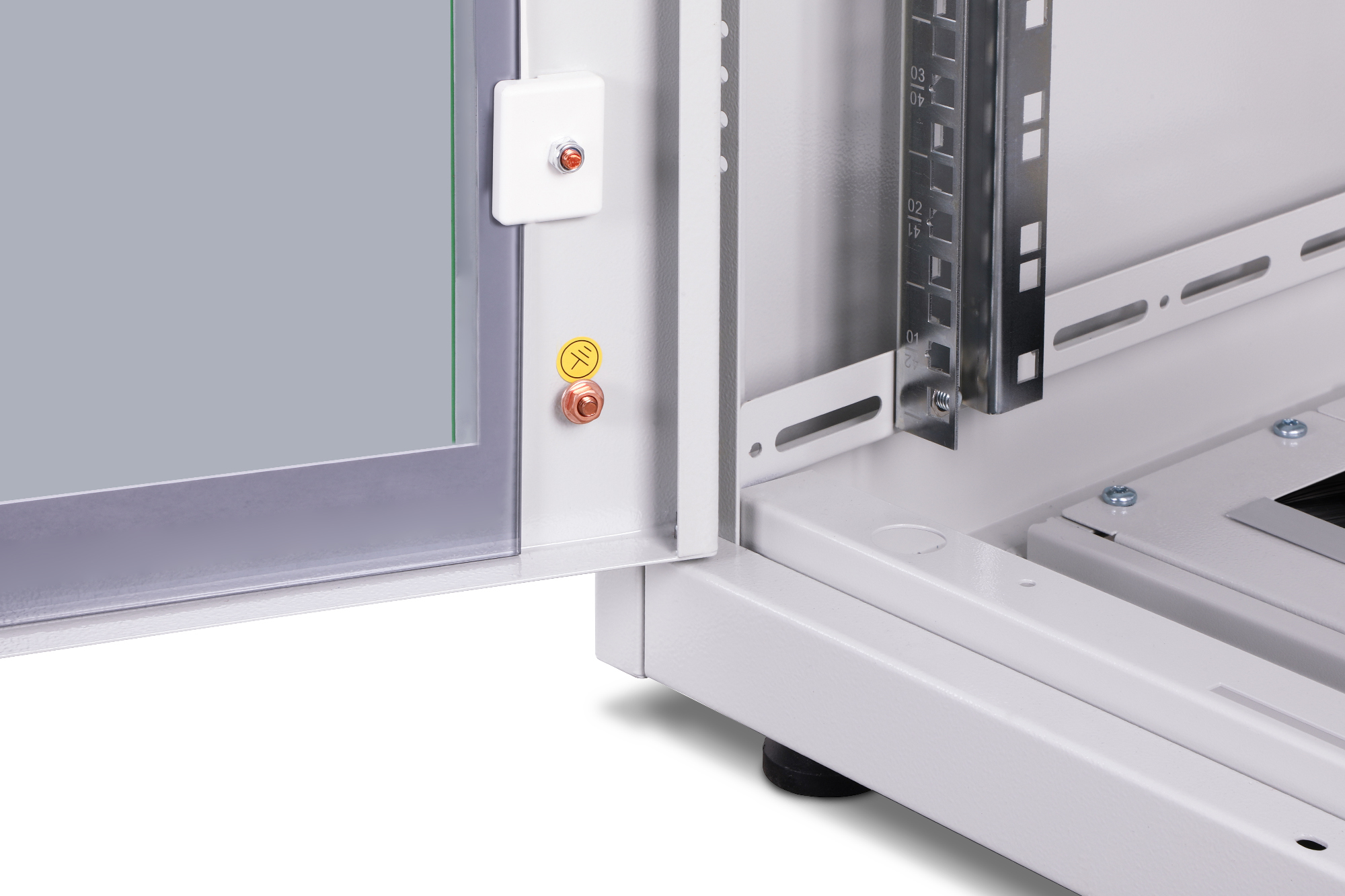 DIGITUS Armadio di rete serie Unique 42U - 600x600 mm (LxP) grigio...