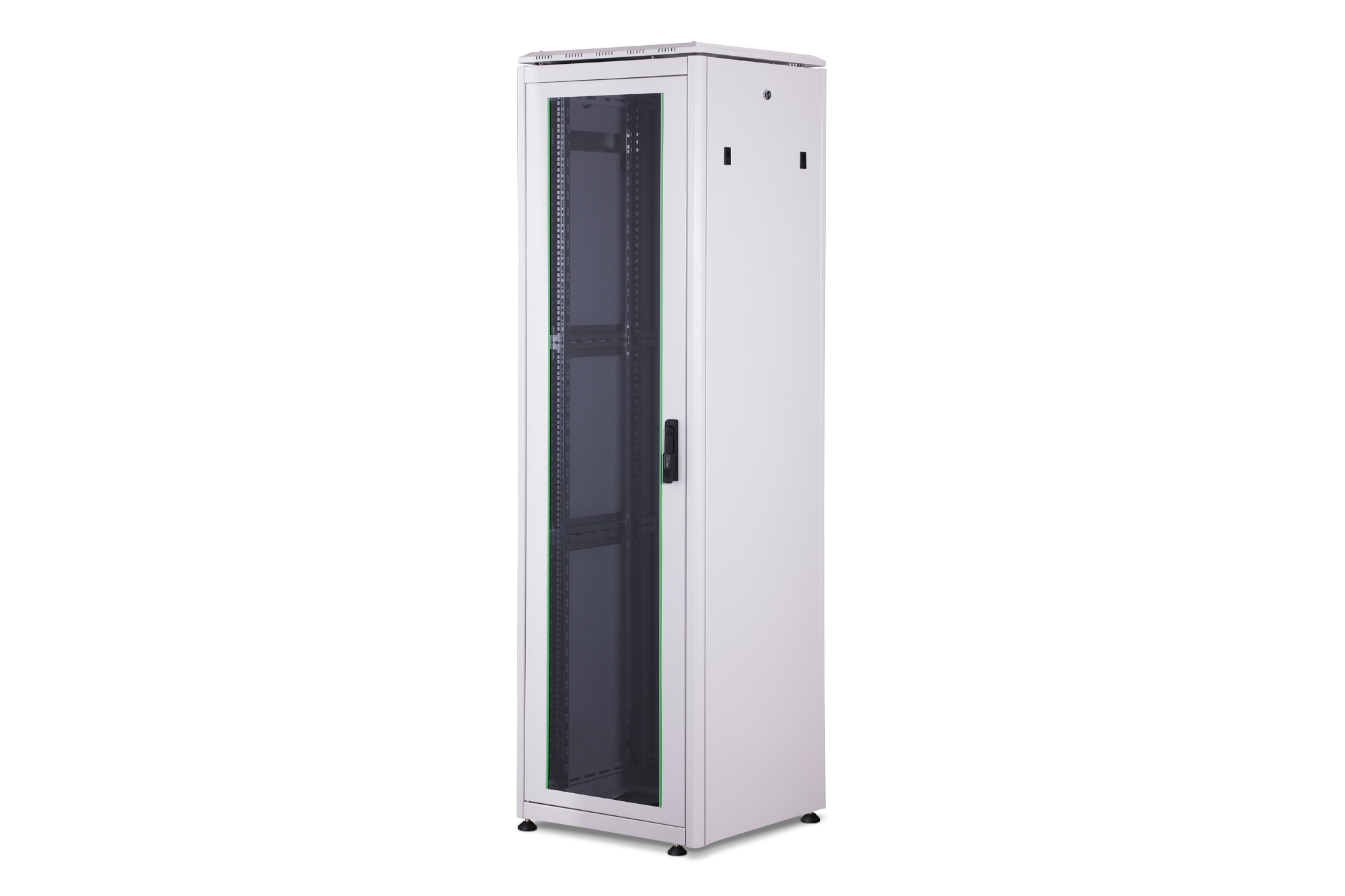DIGITUS Armadio di rete serie Unique 42U - 600x600 mm (LxP) grigio...