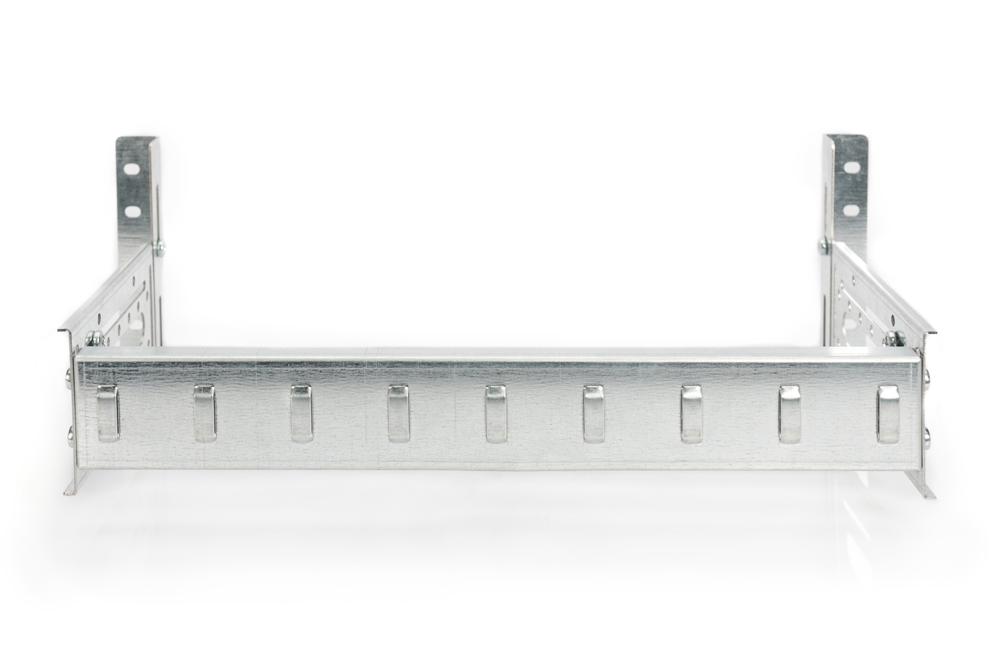 Supporto guida din 4u, 178x483x223 mm, galvanized incl. din rail,...