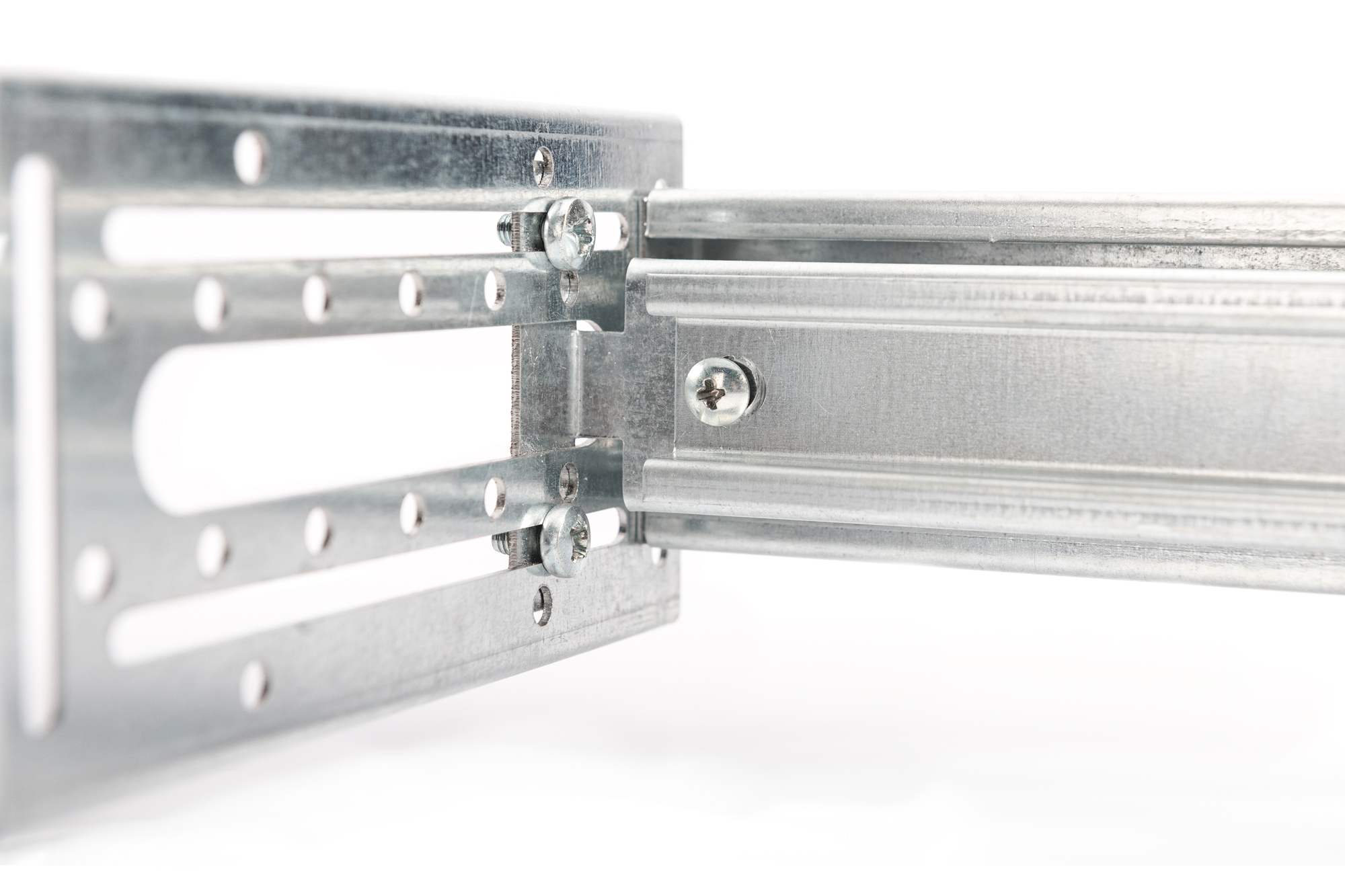 Supporto guida din 4u, 178x483x223 mm, galvanized incl. din rail,...