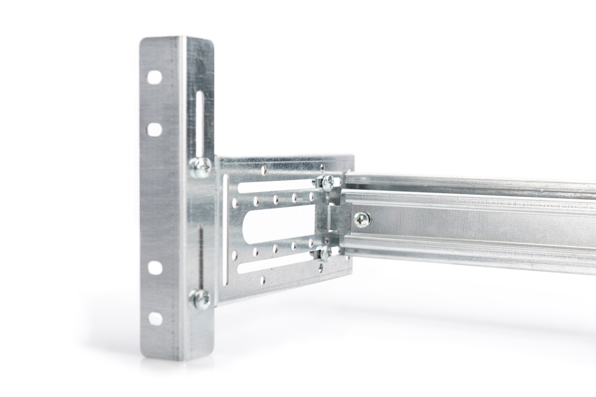 Supporto guida din 4u, 178x483x223 mm, galvanized incl. din rail,...