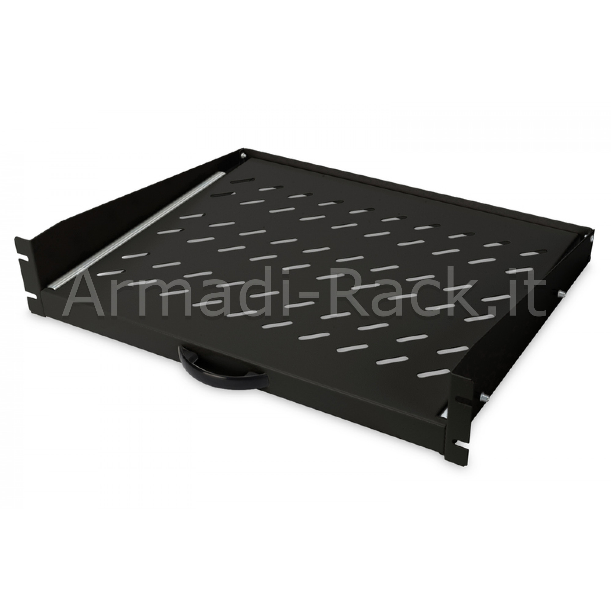 Ripiano a sbalzo 2 unità rack 19" estraibile su binari telescopici...