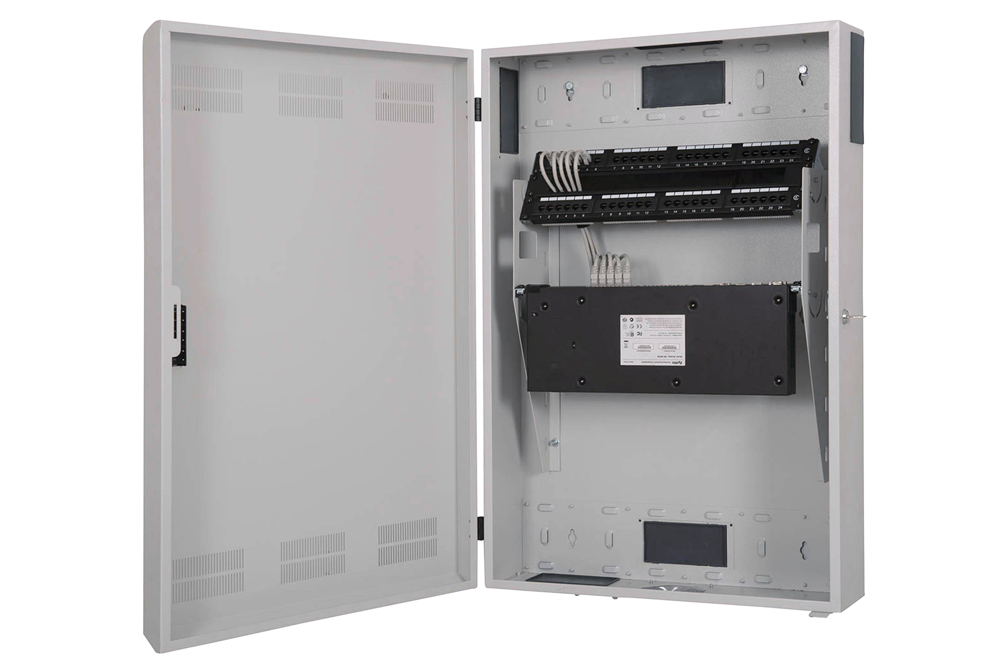 Armadio Slim a muro 3 + 3 Unità 900X600 profondo 200 mm Grigio con...