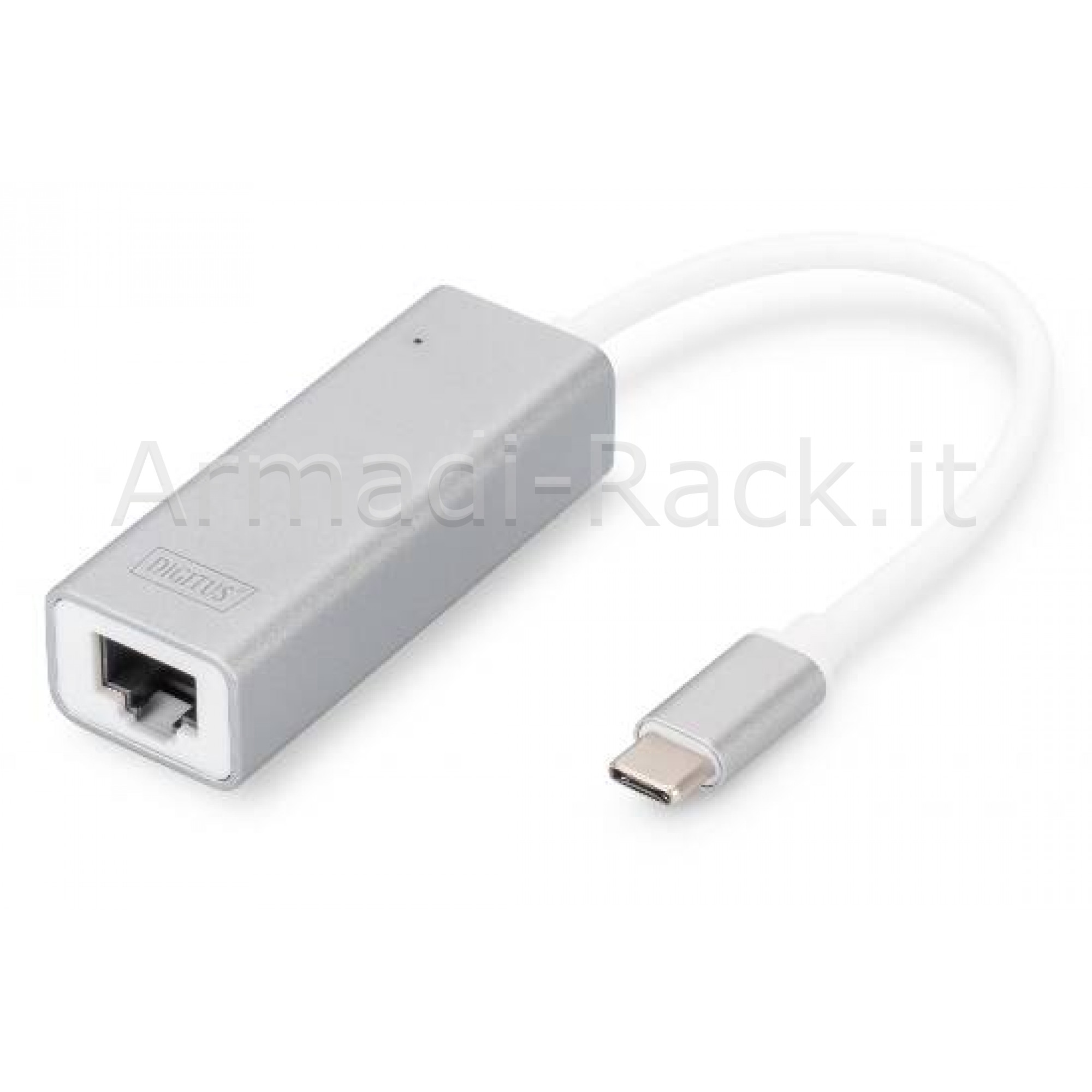 Adattatore rete usb 3.0 tipo c - rj45 8 poli