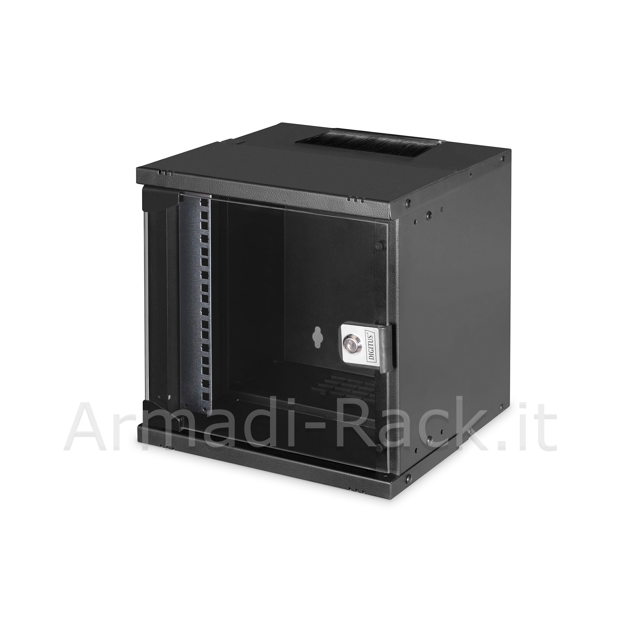 Armadio digitus soho pro 6u a parete 10" 315x300 mm (lxp) nero