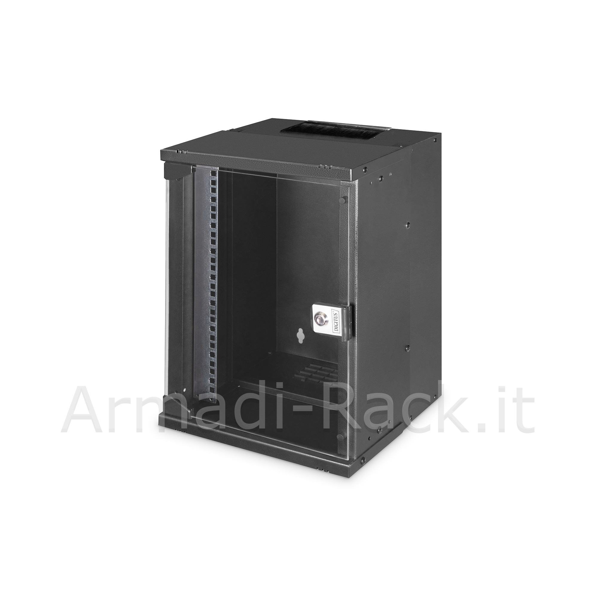 Armadio digitus soho pro 9u a parete 10" 315x300 mm (lxp) nero