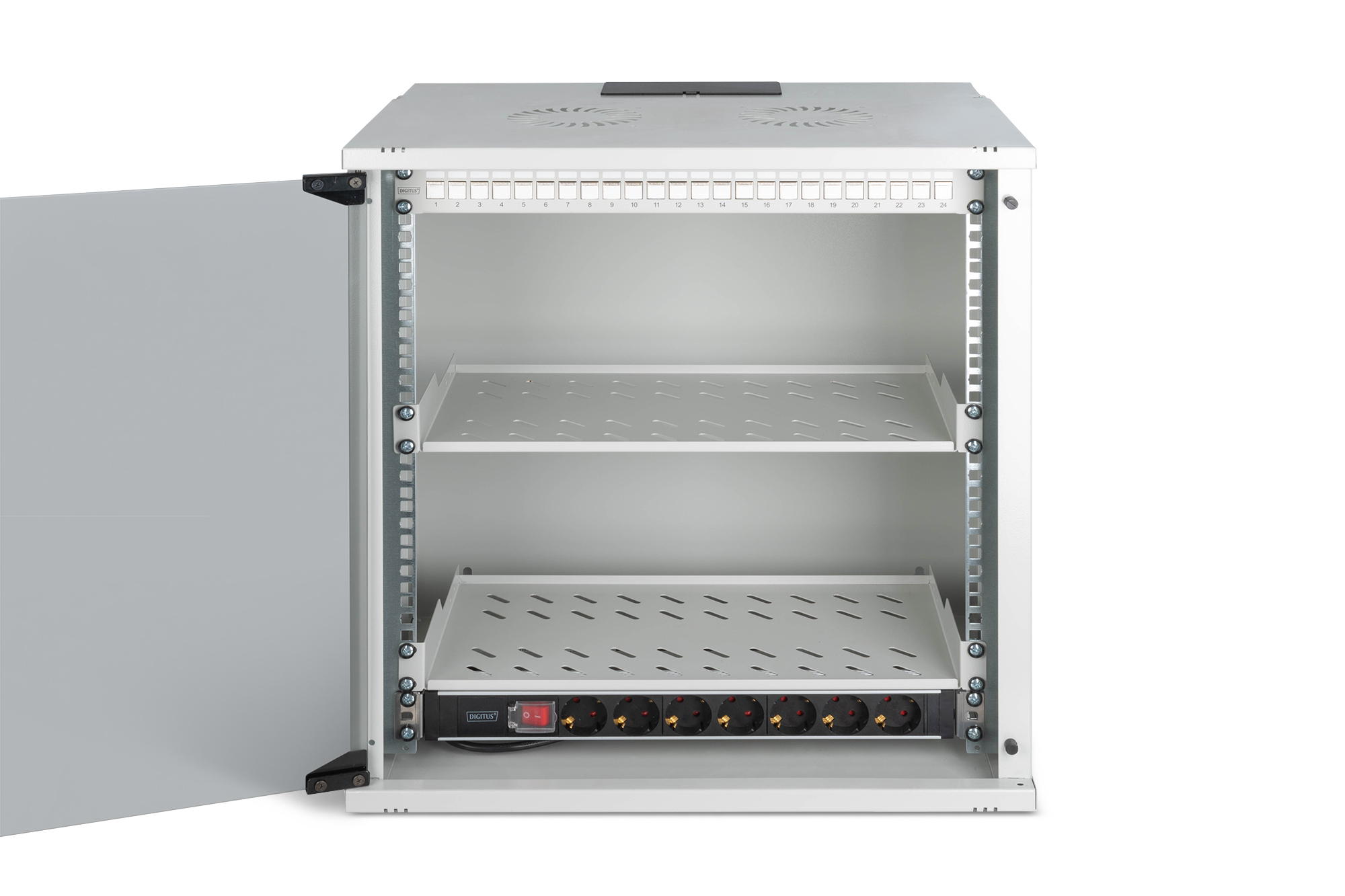 Armadio rack di rete digitus 19" con accessori - 12u, 540 x 400 mm (l...