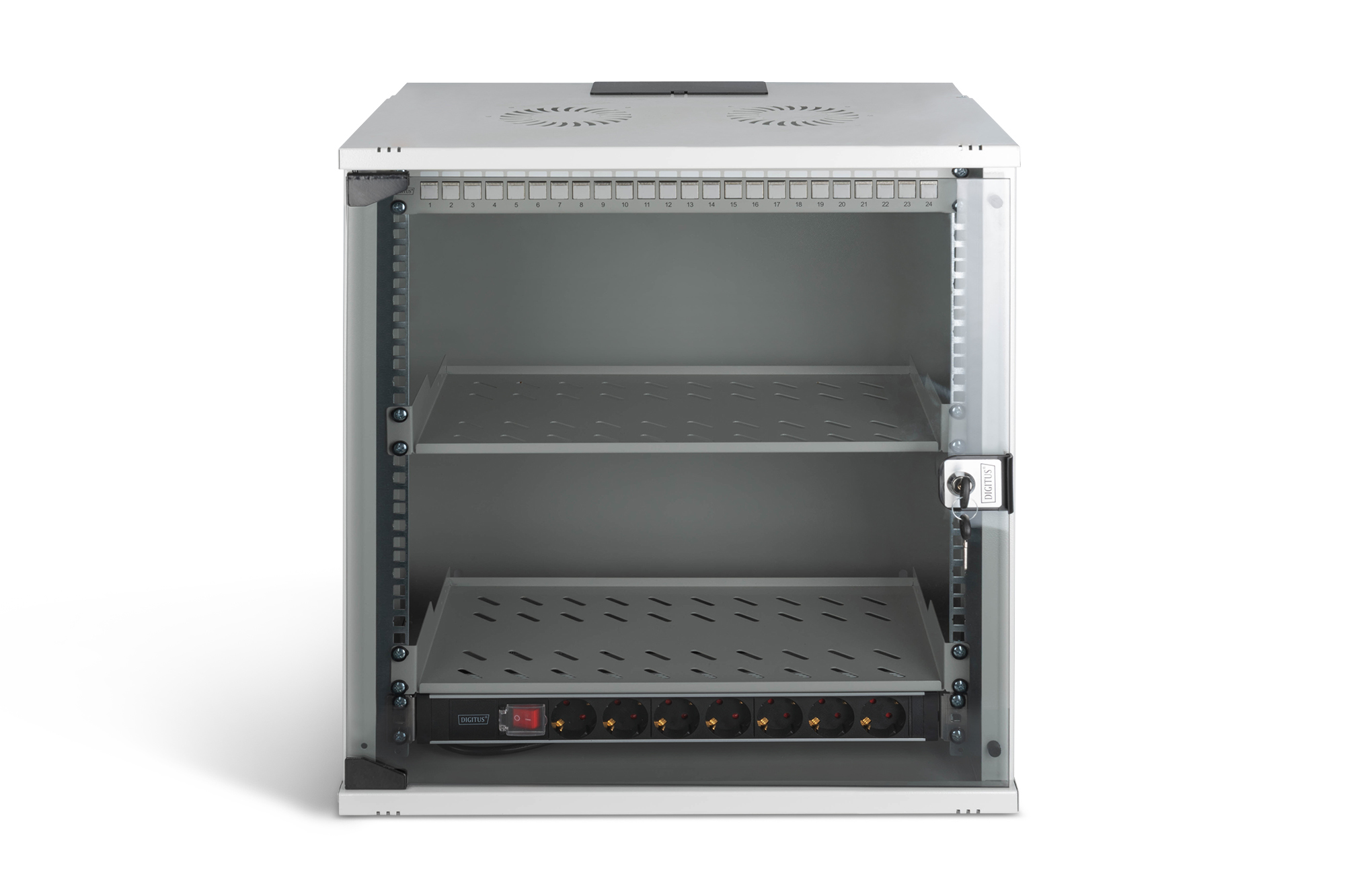 Armadio rack di rete digitus 19" con accessori - 12u, 540 x 400 mm (l...