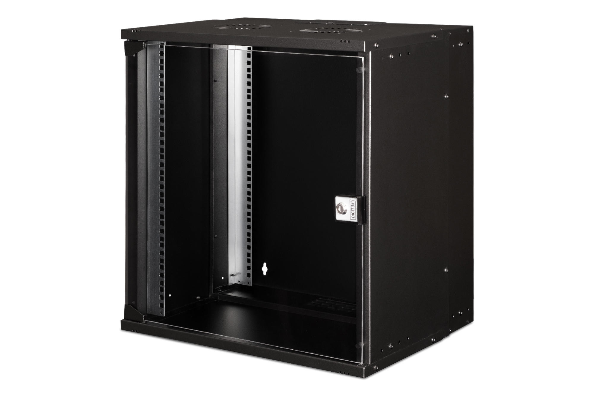 Armadio digitus soho pro 12u a parete 19" 540x400 mm (lxp) nero
