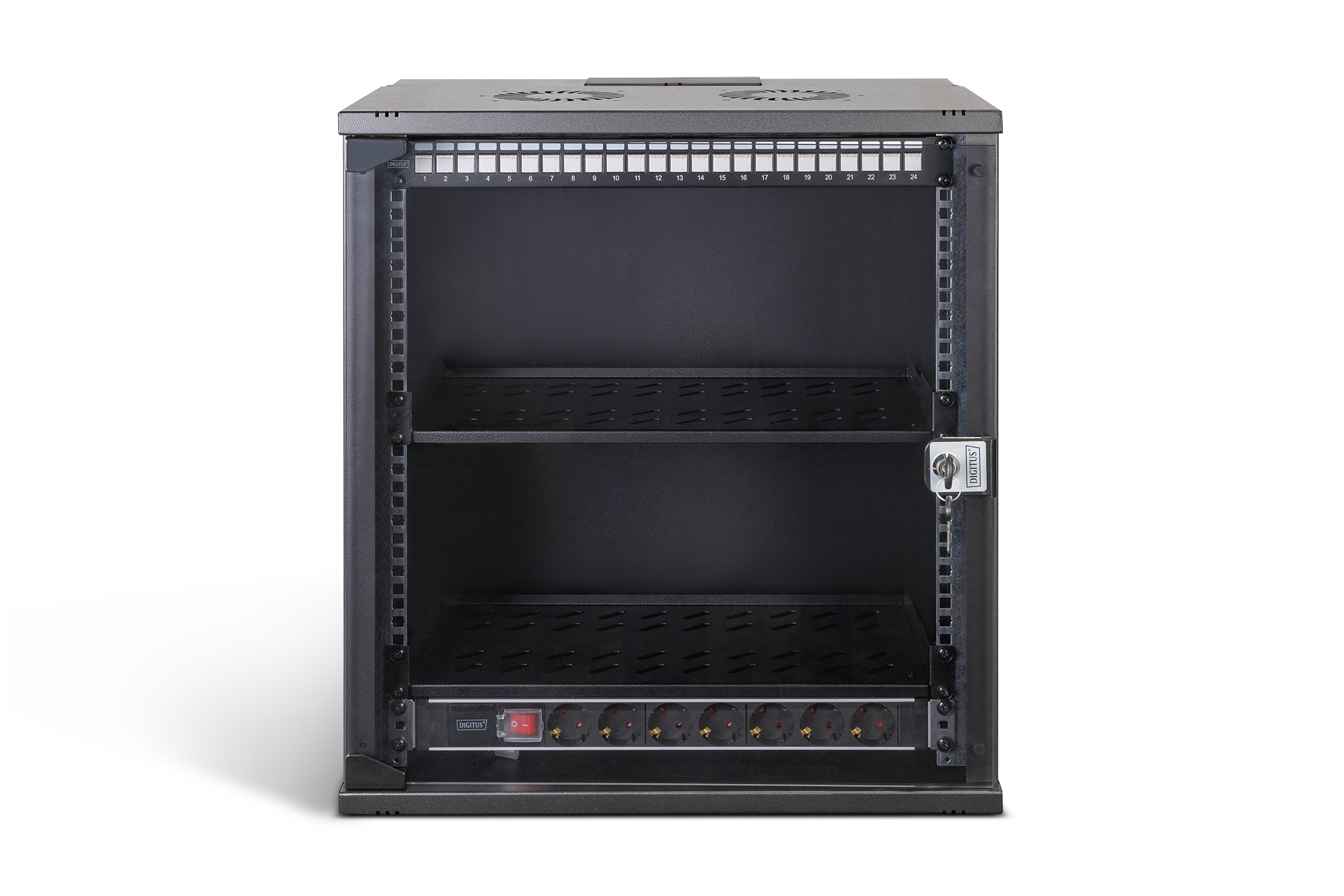 Armadio rack di rete digitus 19" con accessori - 12u, 540 x 400 mm (l...