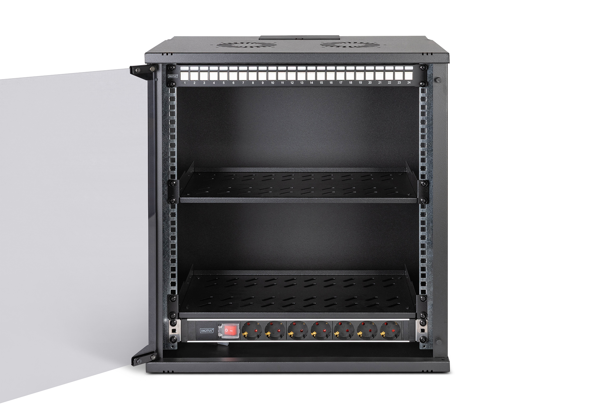 Armadio rack di rete digitus 19" con accessori - 12u, 540 x 400 mm (l...