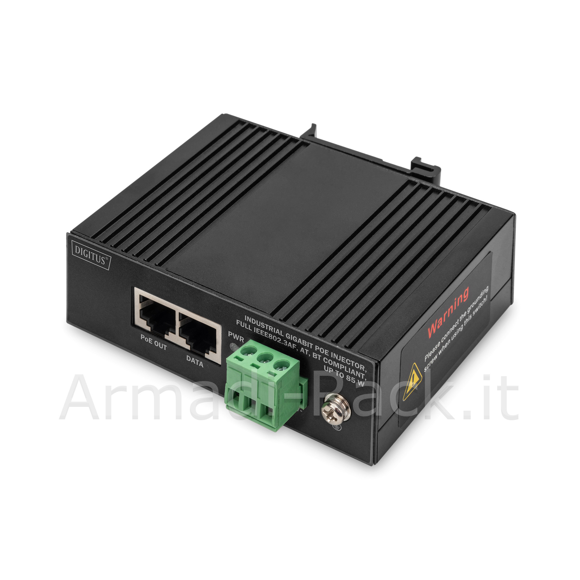 Digitus iniettore gigabit ethernetpoe, industriale
