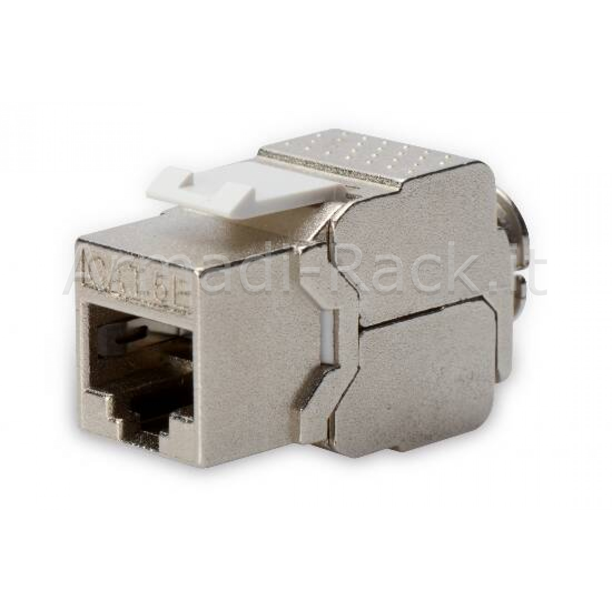 E-Quip Kit 8 Keystone Jack Cat.6 UTP | Connettori RJ45 Femmina Non Schermati, Placcati Oro