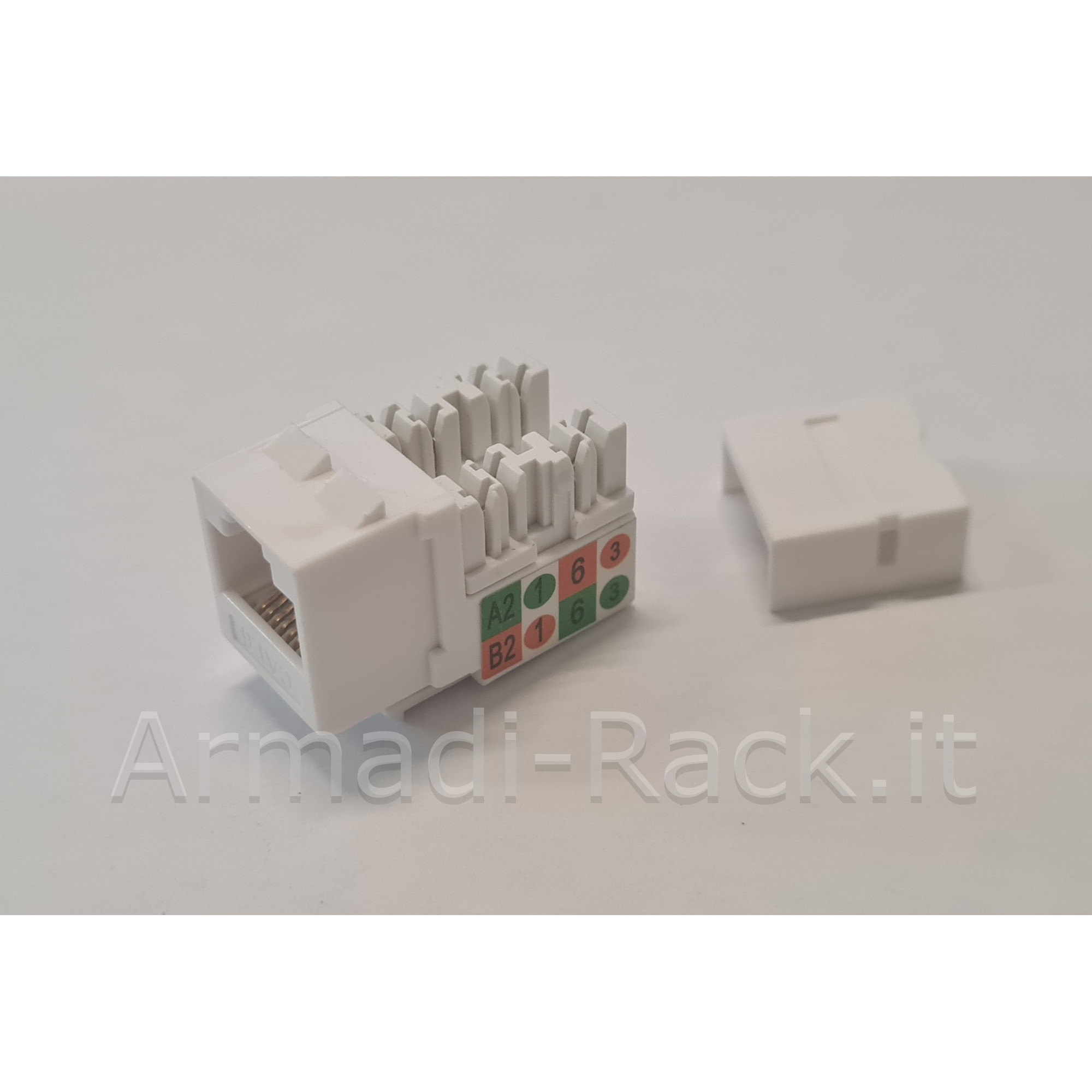 Digitus modulo keystone classe e, cat 6, non schermato bianco