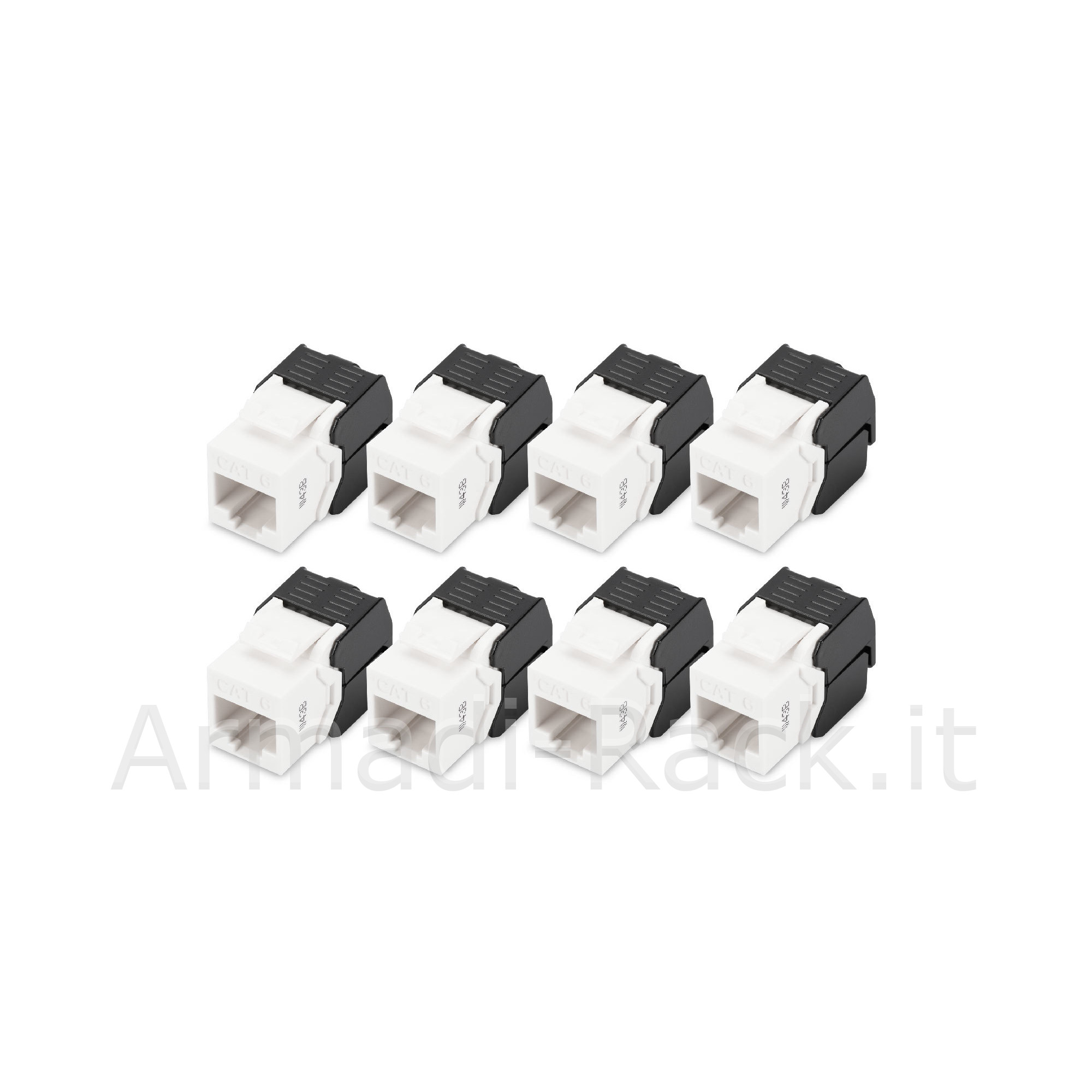 Modulo cat 6 keystone, non schermato - 8 pezzi