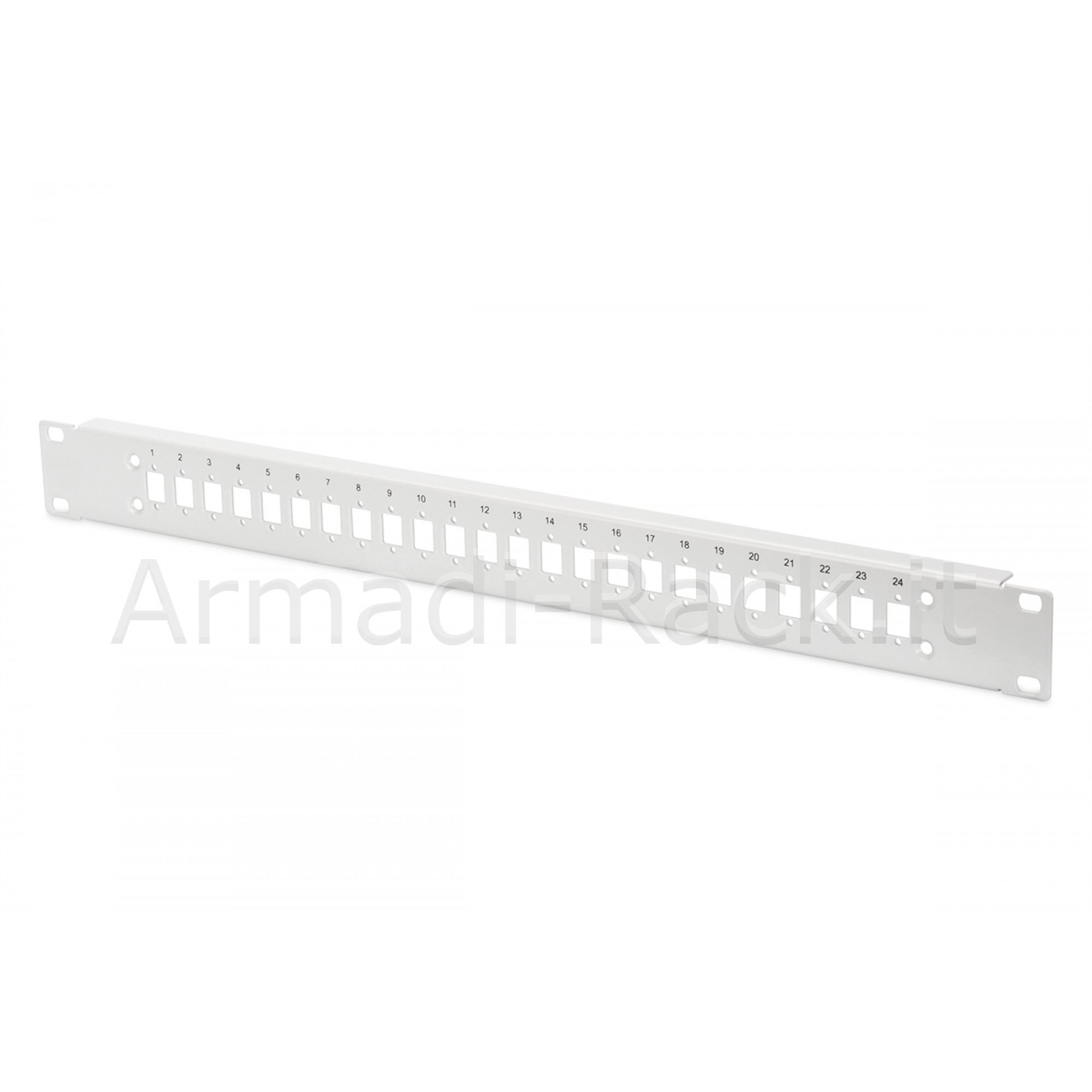 Piastra frontale in acciaio per accoppiamenti 24 lc/dx