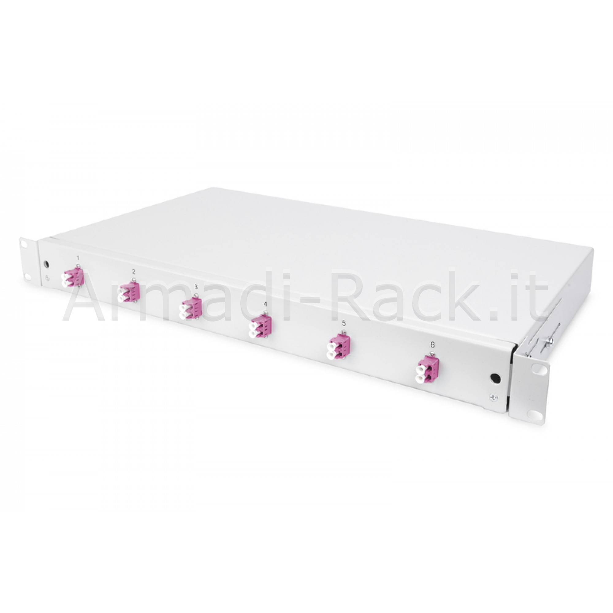 Scatola di giunzione fibra ottica 6 connettori lc om4 duplex digitus