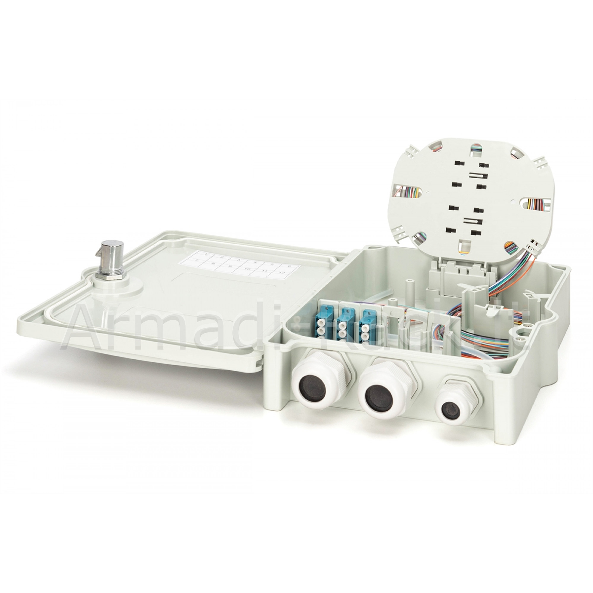 Digitus alloggiamento per connessione ftth/fttb, assemblato, os2, 12...