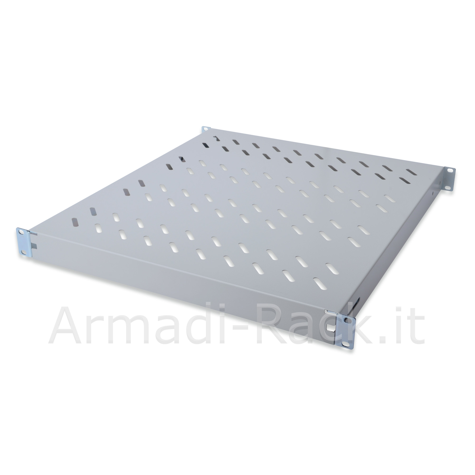 Ripiano per armadio rack 19" allungabile da 350 a 400 mm con 4 Agganci...