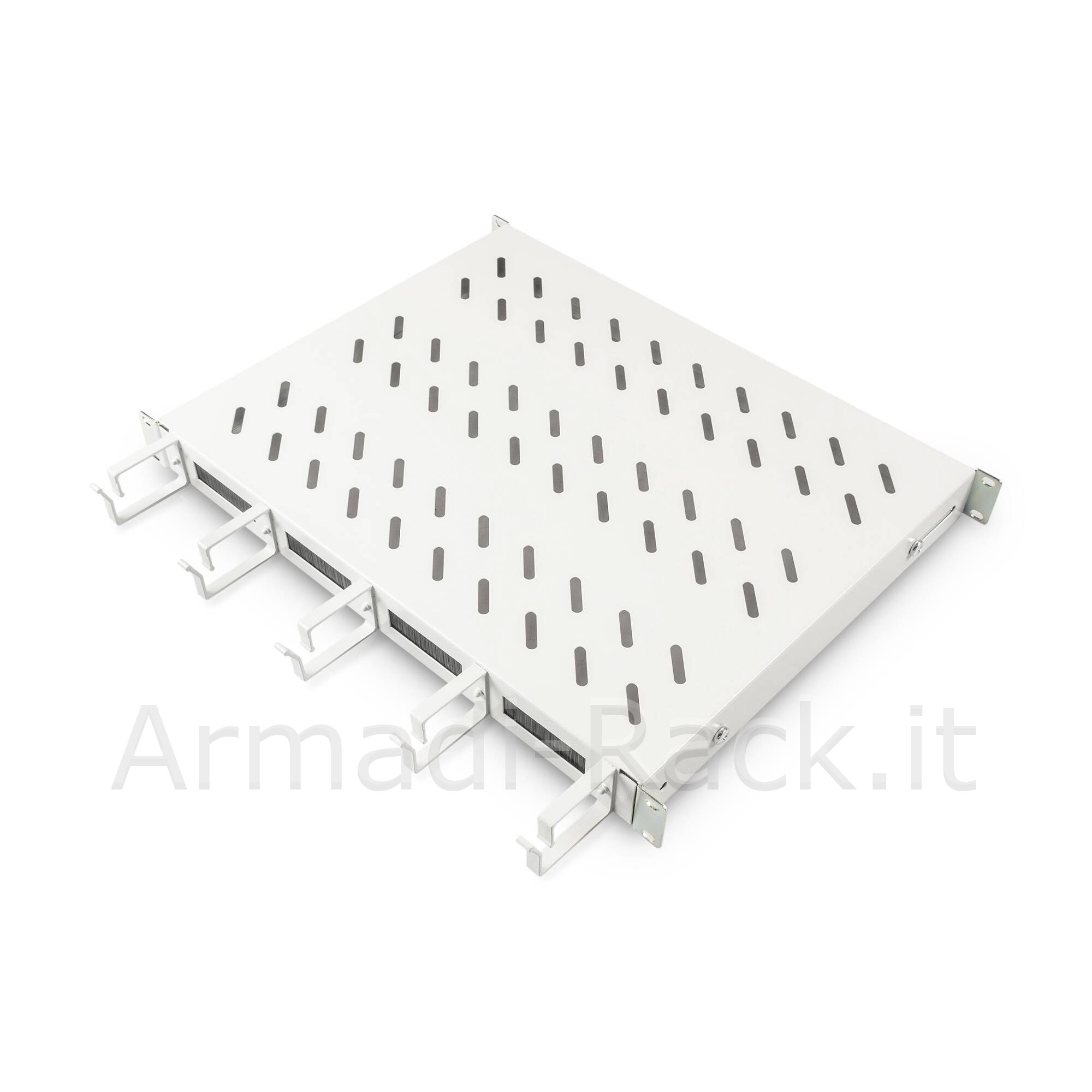 Ripiano per armadi rack 19 con gestione cavi per armadi 600 mm colore...