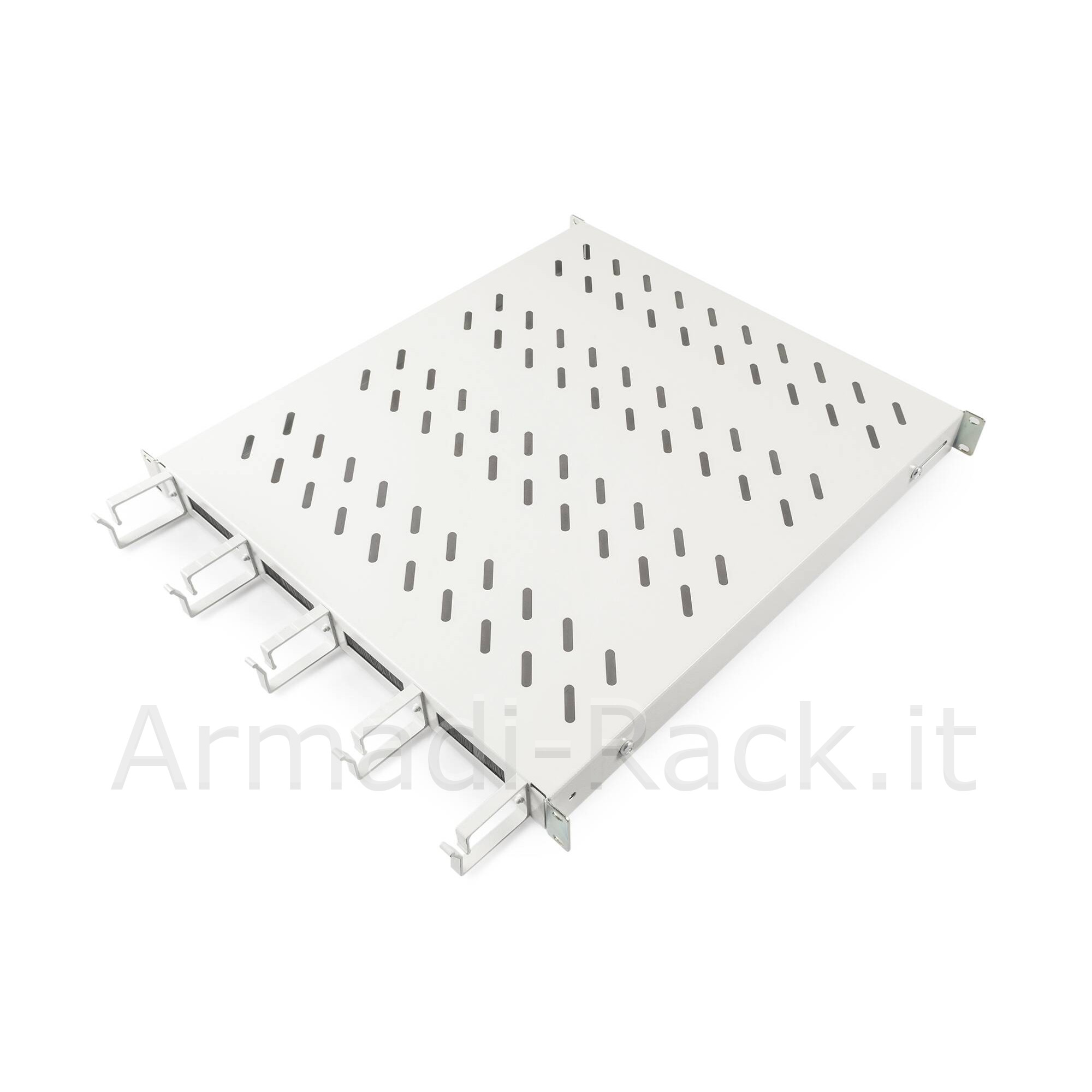 Ripiano per armadi rack 19 con gestione cavi per armadi 800 mm colore...