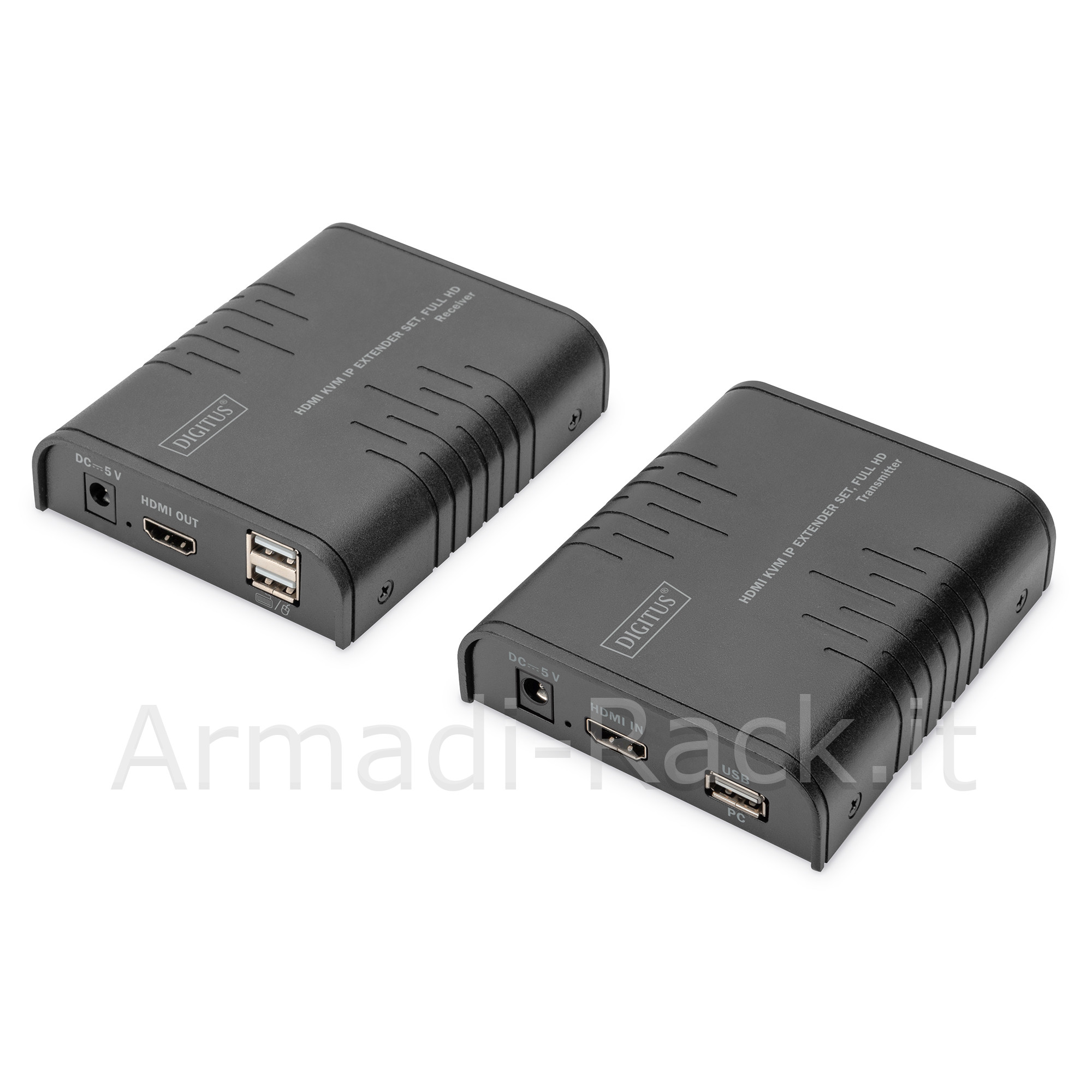 Digitus set extender ip hdmi kvm, full hd