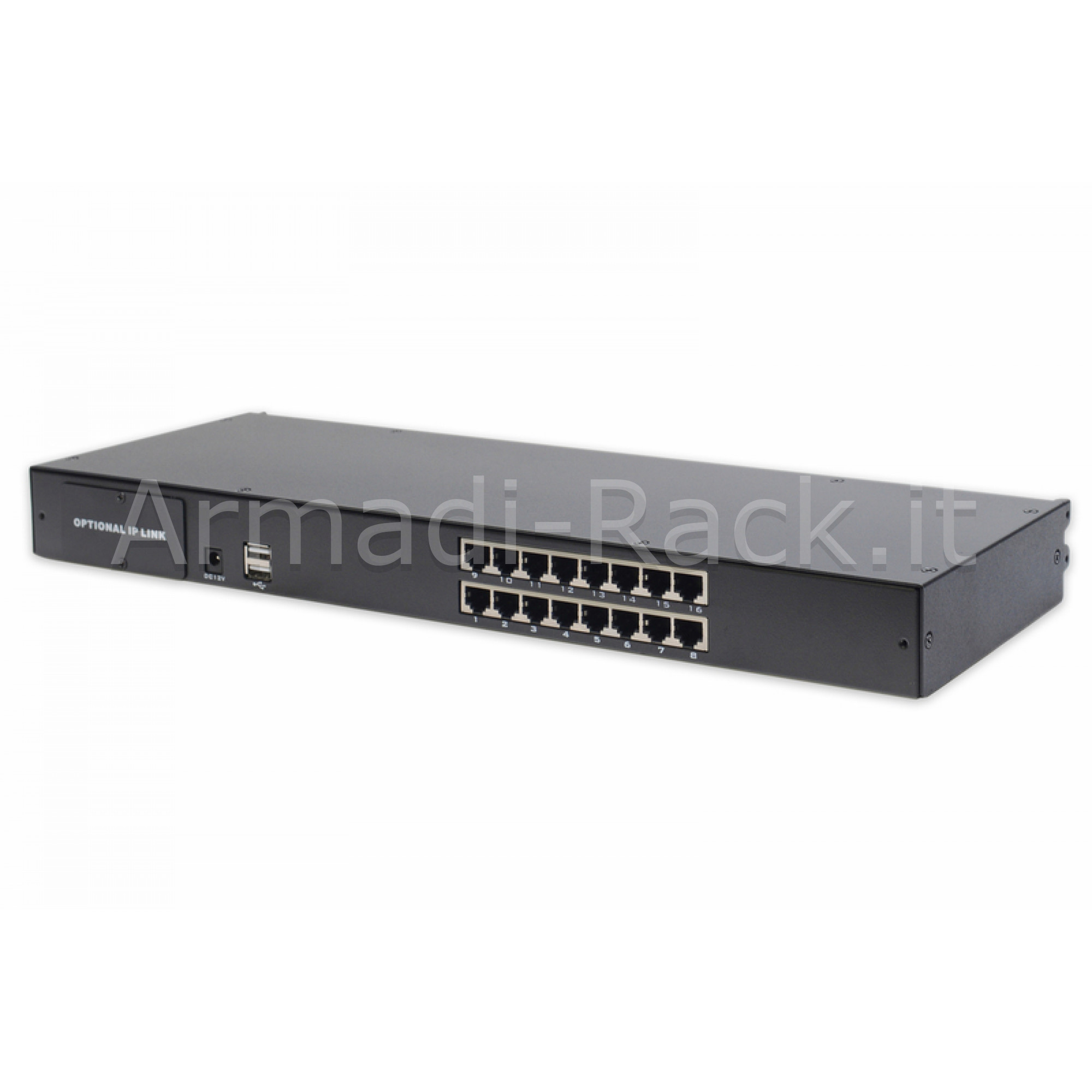 Digitus commutatore kvm modulare cat.5, 16 porte