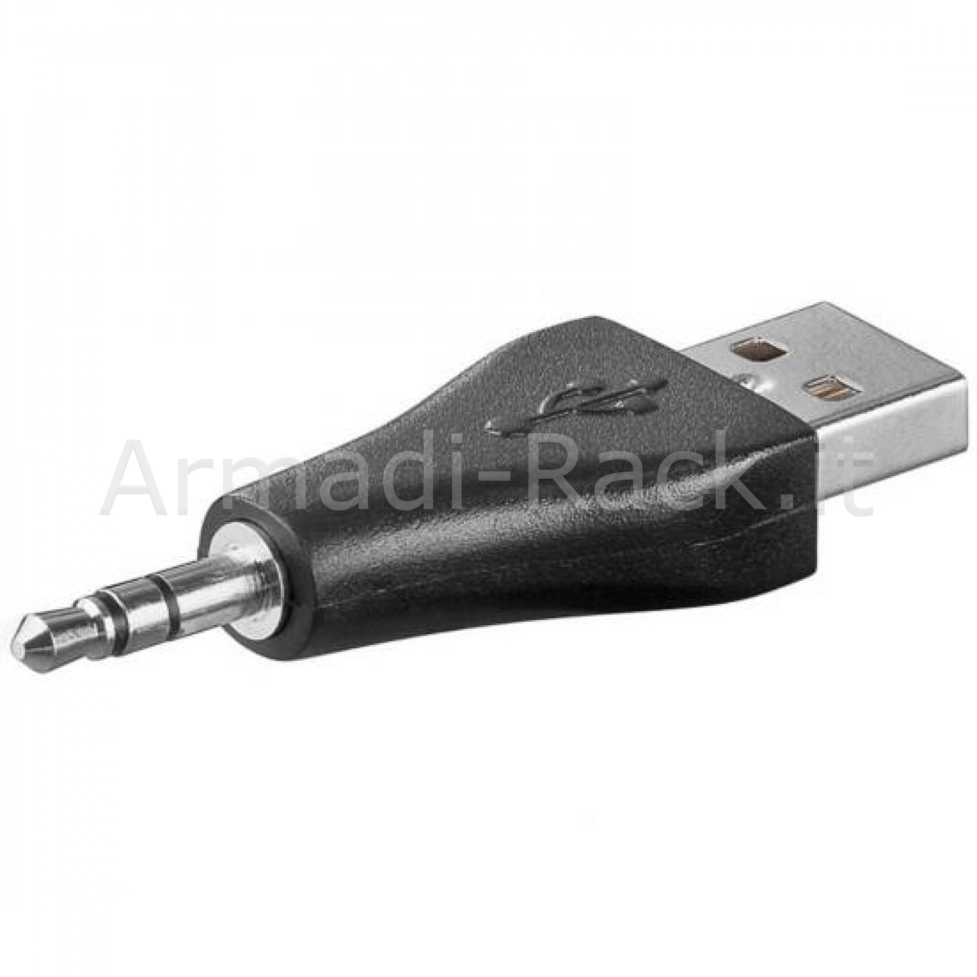 Adattatore usb "a" maschio - connettore 3,5mm. maschio