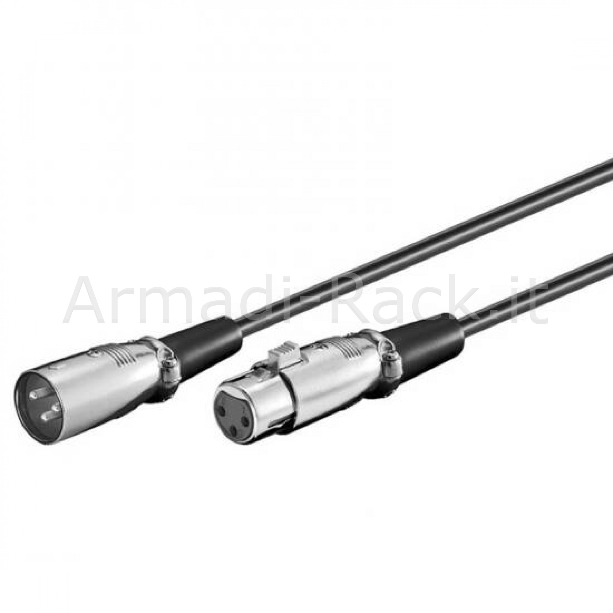 Cavo xlr 3 poli maschio/femmina metri 6