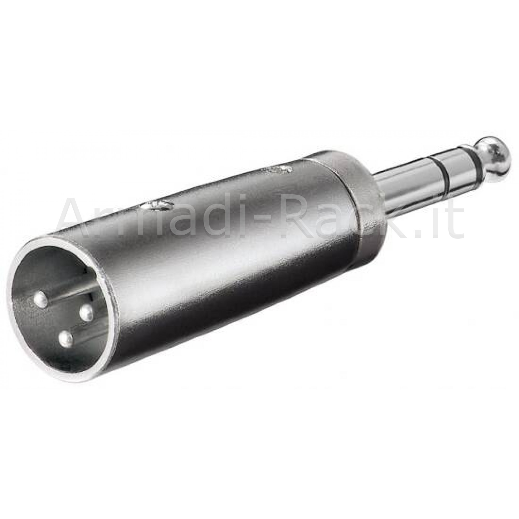 Adattatore Xlr Maschio 3 Poli - 6,35Mm Maschio 4 Poli Stereo