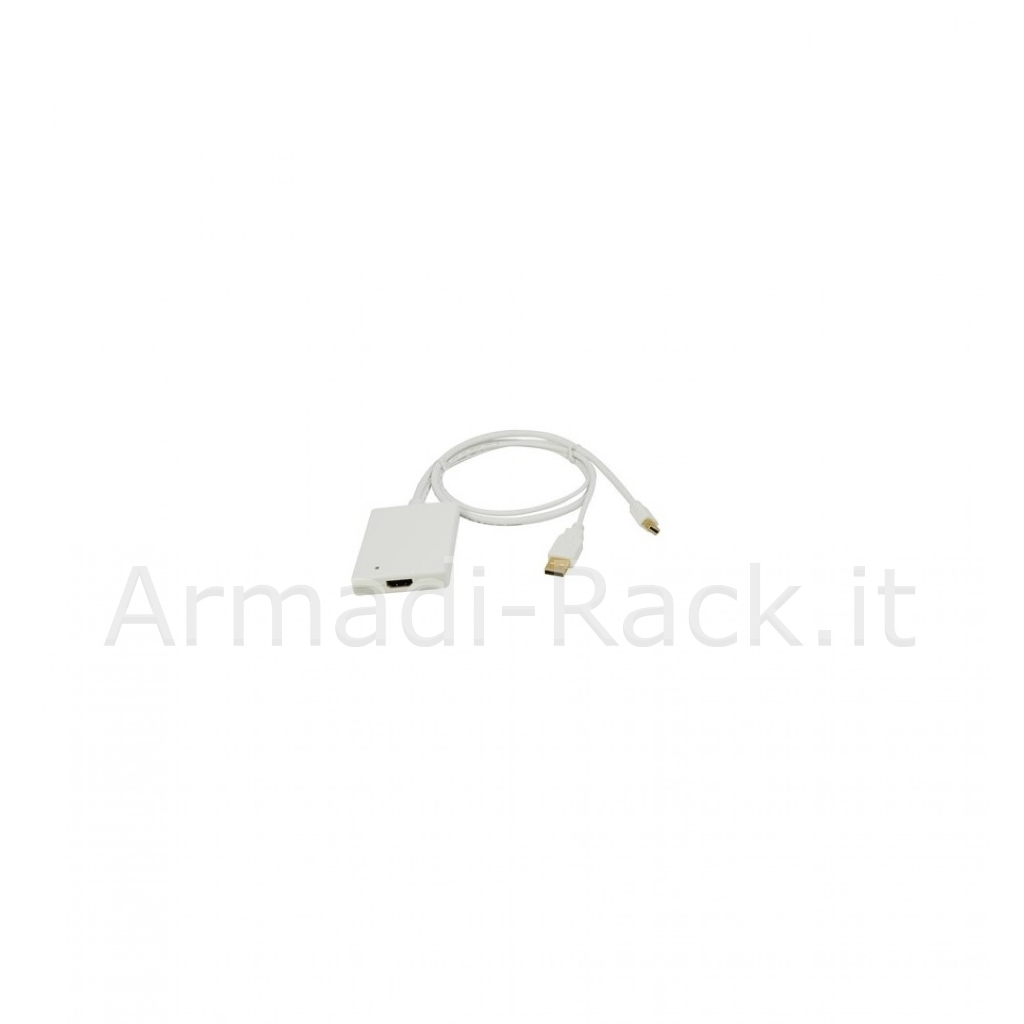 Adattatore mini dp + audio usb a hdmi