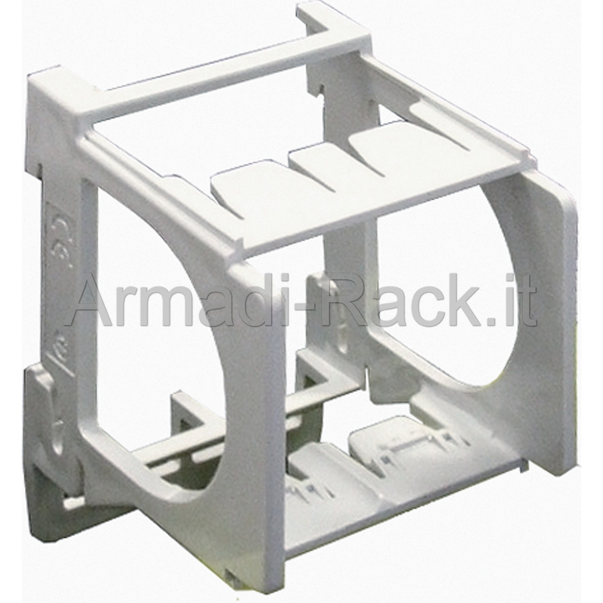 Supporto gewiss per montaggio componenti su guida en50022 a 2 posti