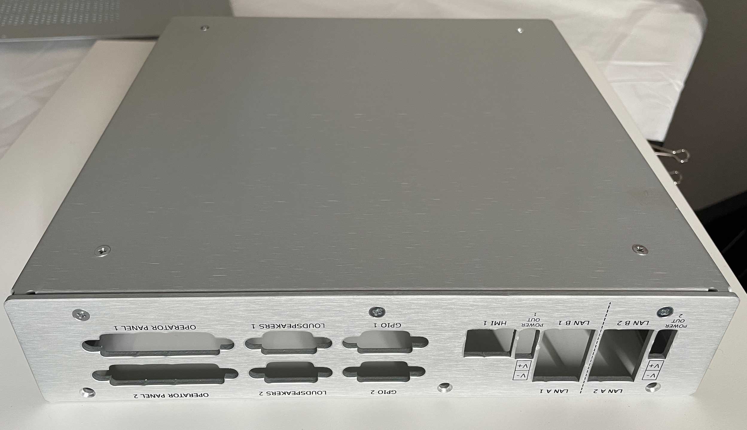 Meccanica per junction box JB-S1025 alluminio anodizzato