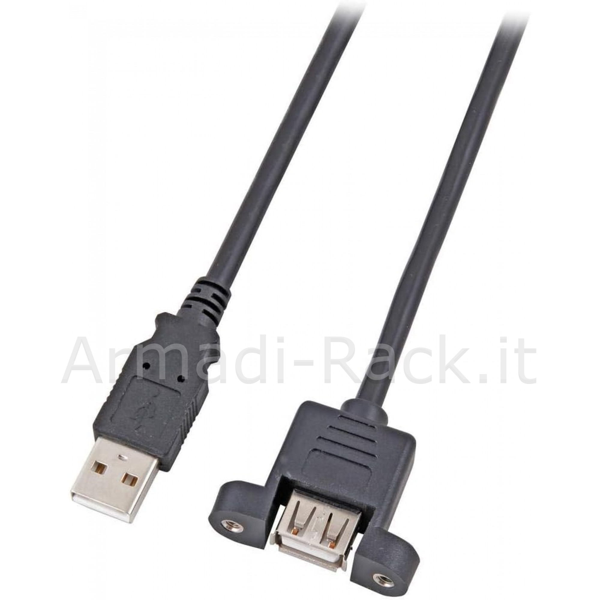 Cavo usb connettore a maschio/a femmina da pannello mt.1