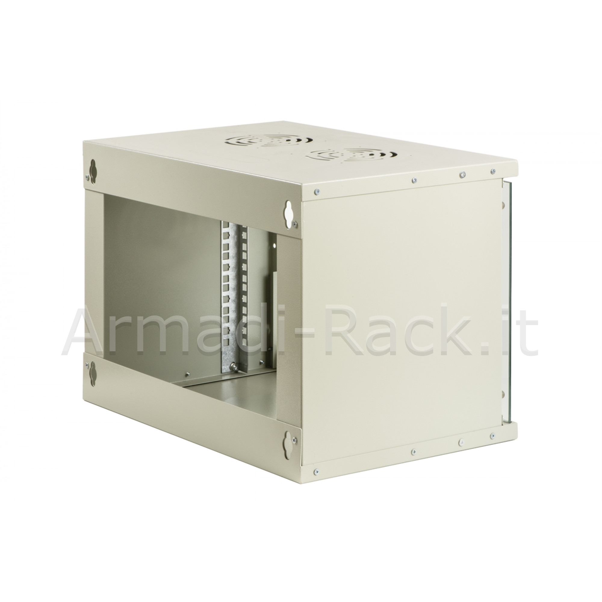 Armadio rack 19" 6 unita' (a)350 x (l)500 x (p)320 grigio