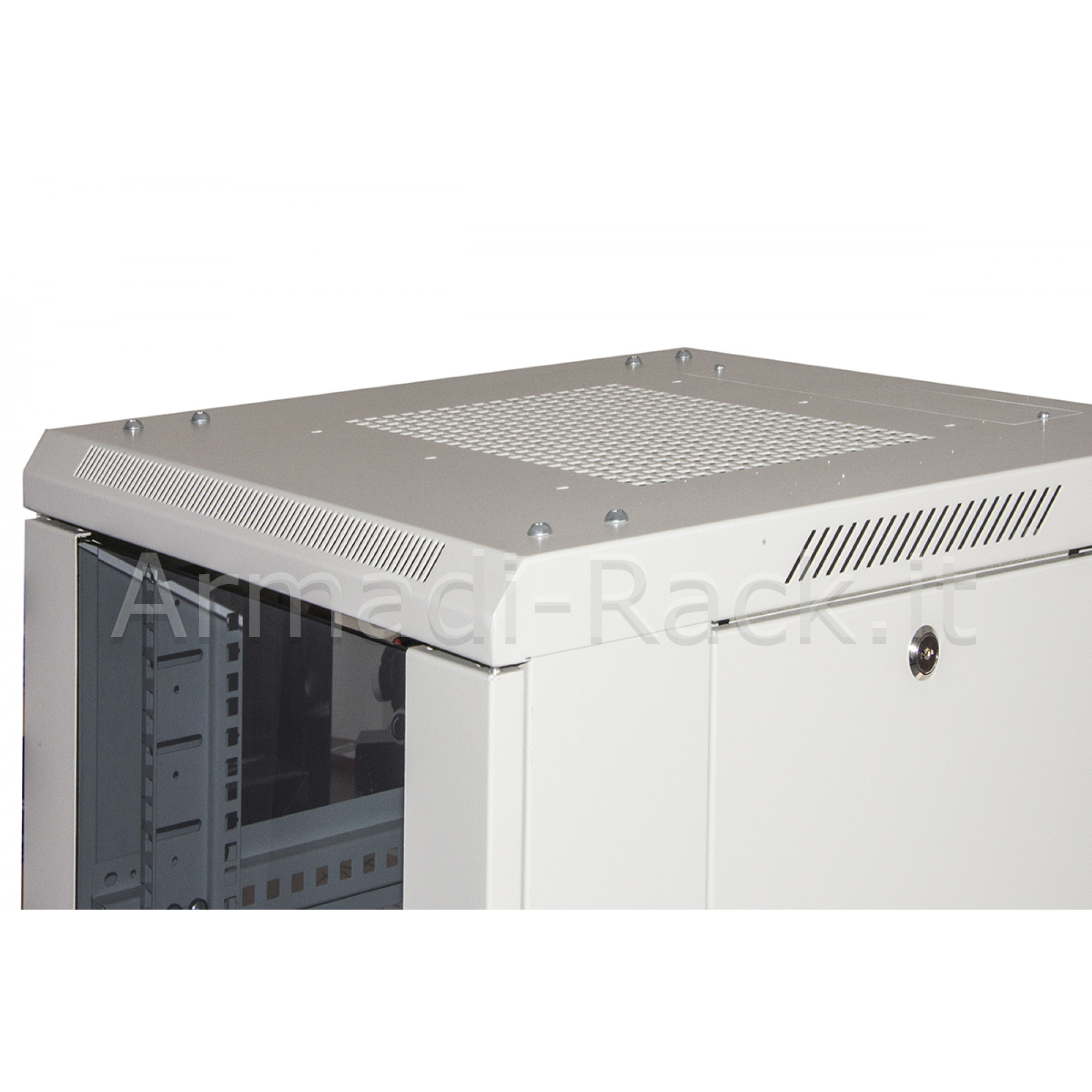 Armadio rack 19" per reti 32u (a)1610, (l)600, (p)600 colore grigio...