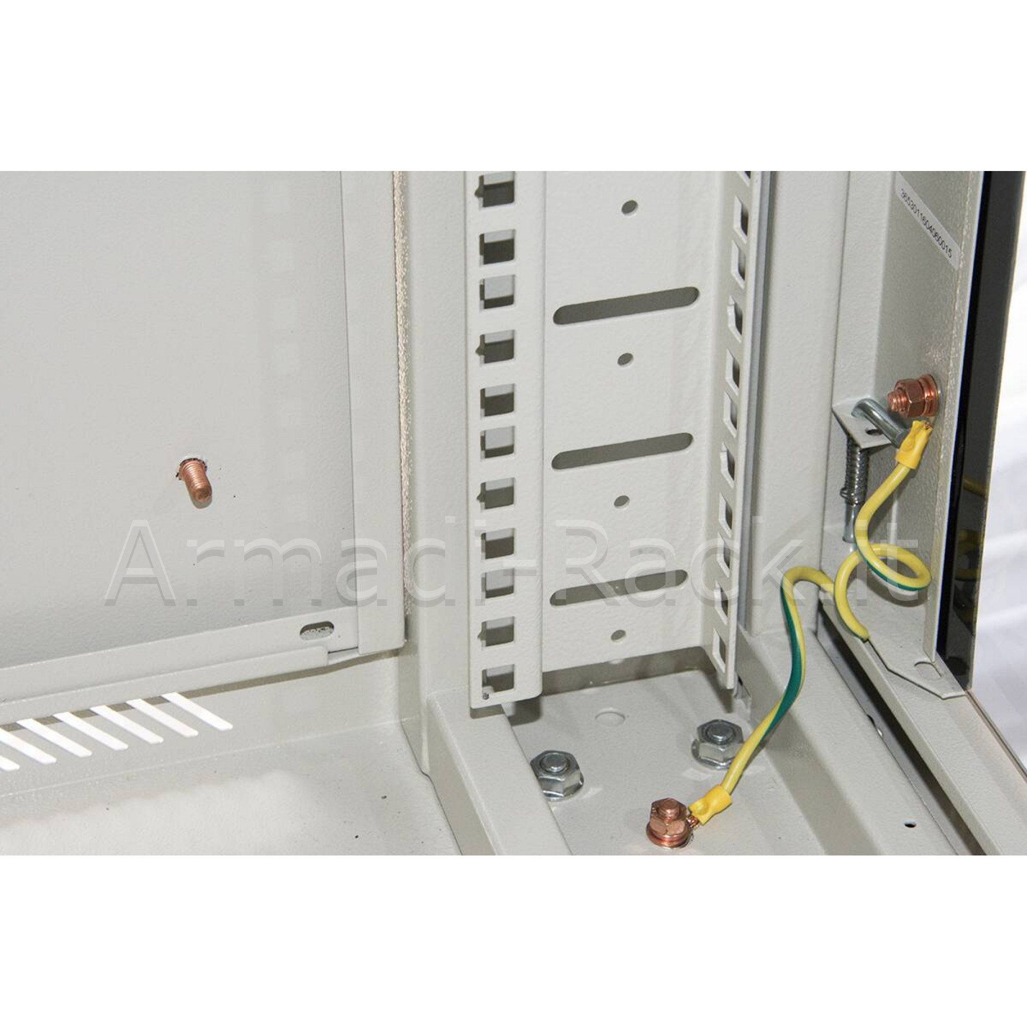 Armadio rack 19" 42u (a)2055, (l)600, (p)1000 colore grigio porta...