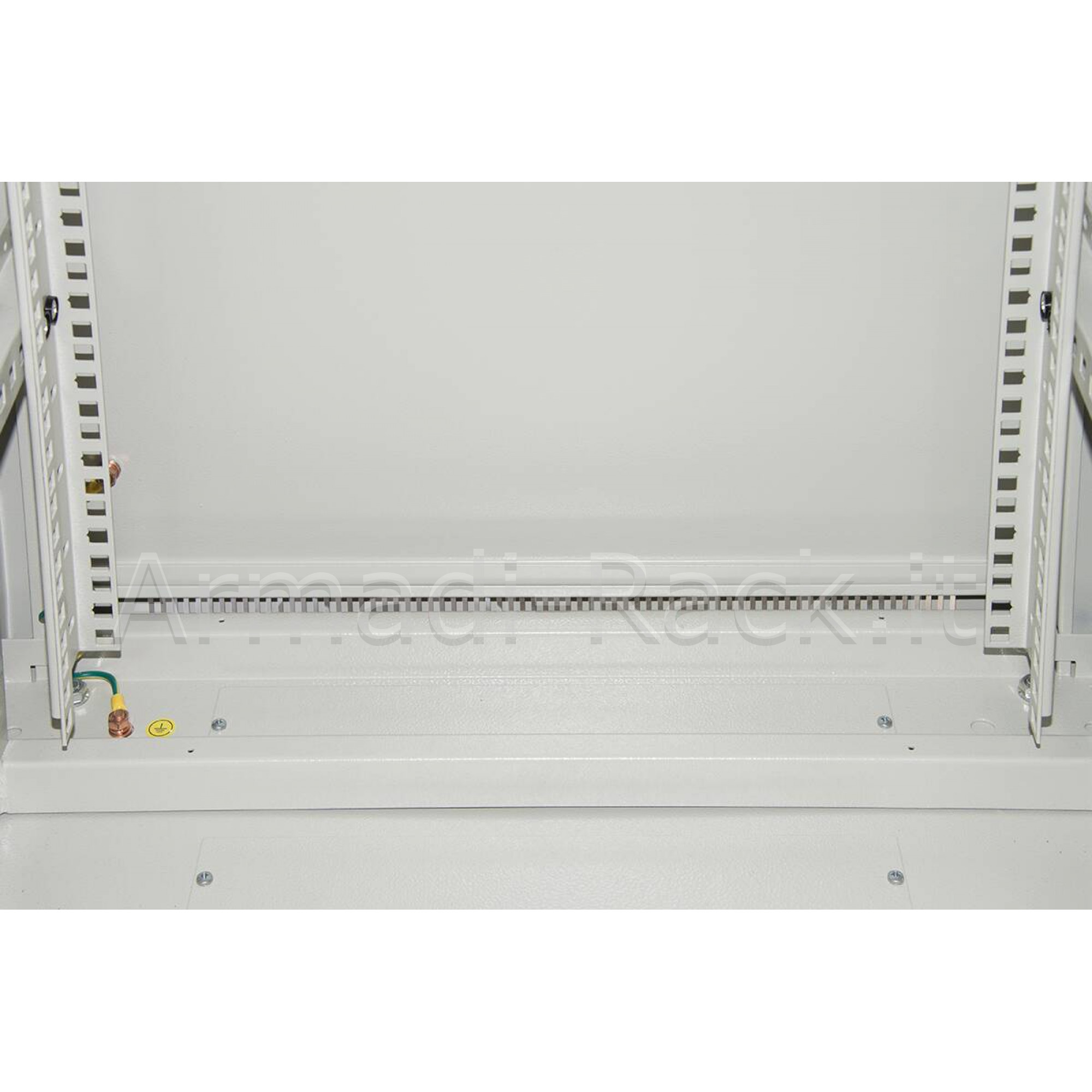 Armadio rack 19" 42u (a)2055, (l)600, (p)1000 colore grigio porta...