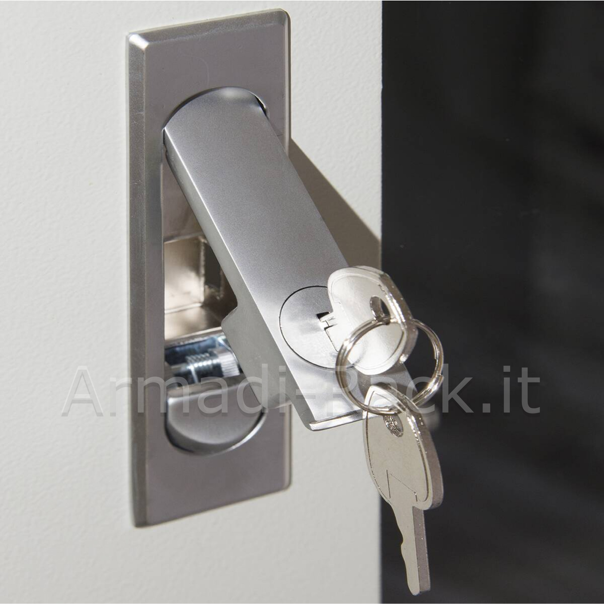 Armadio rack 19" 42u (a)2055, (l)600, (p)1000 colore grigio porta...