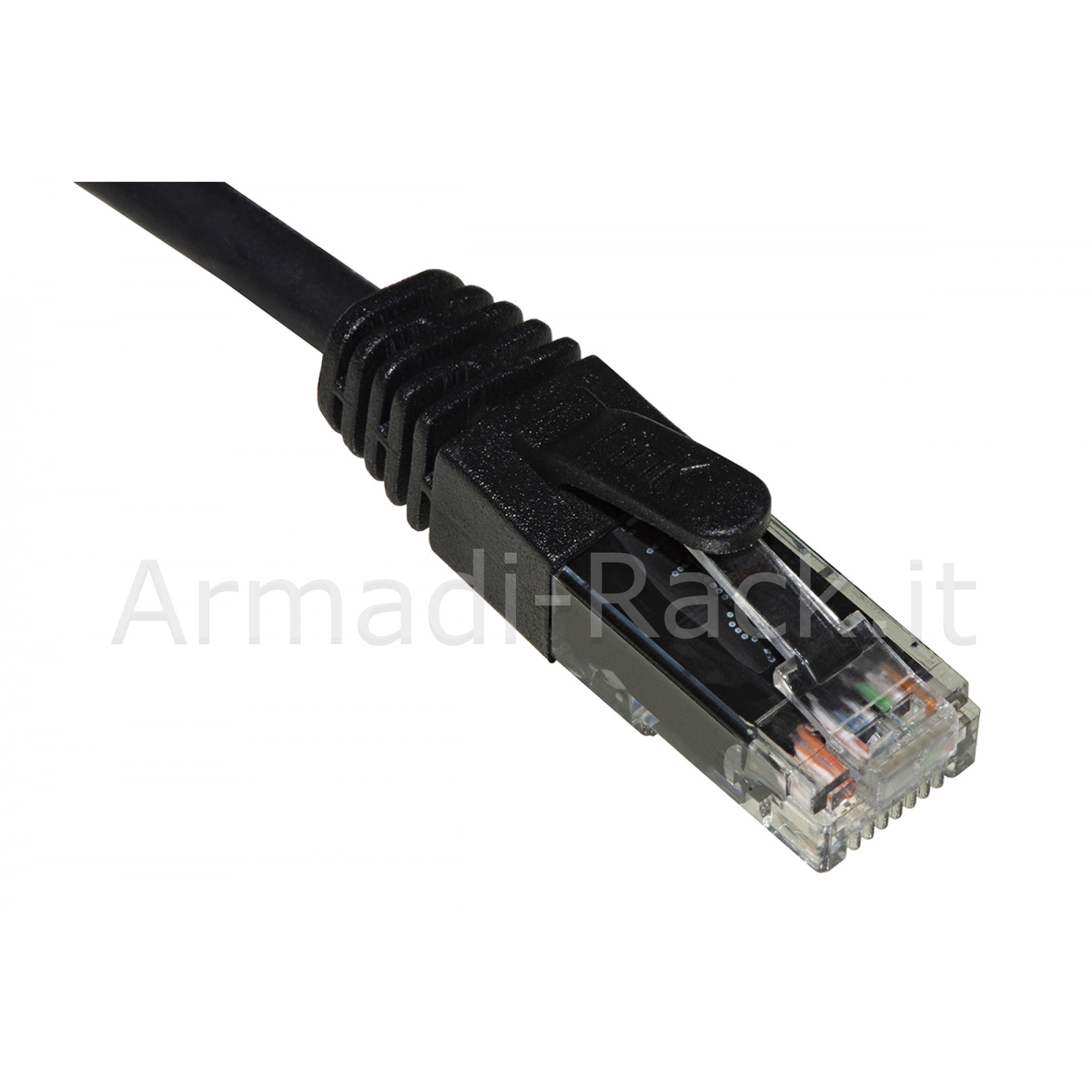 Cavo rete categoria 6a non schermato utp awg24 colore nero halogenfree...