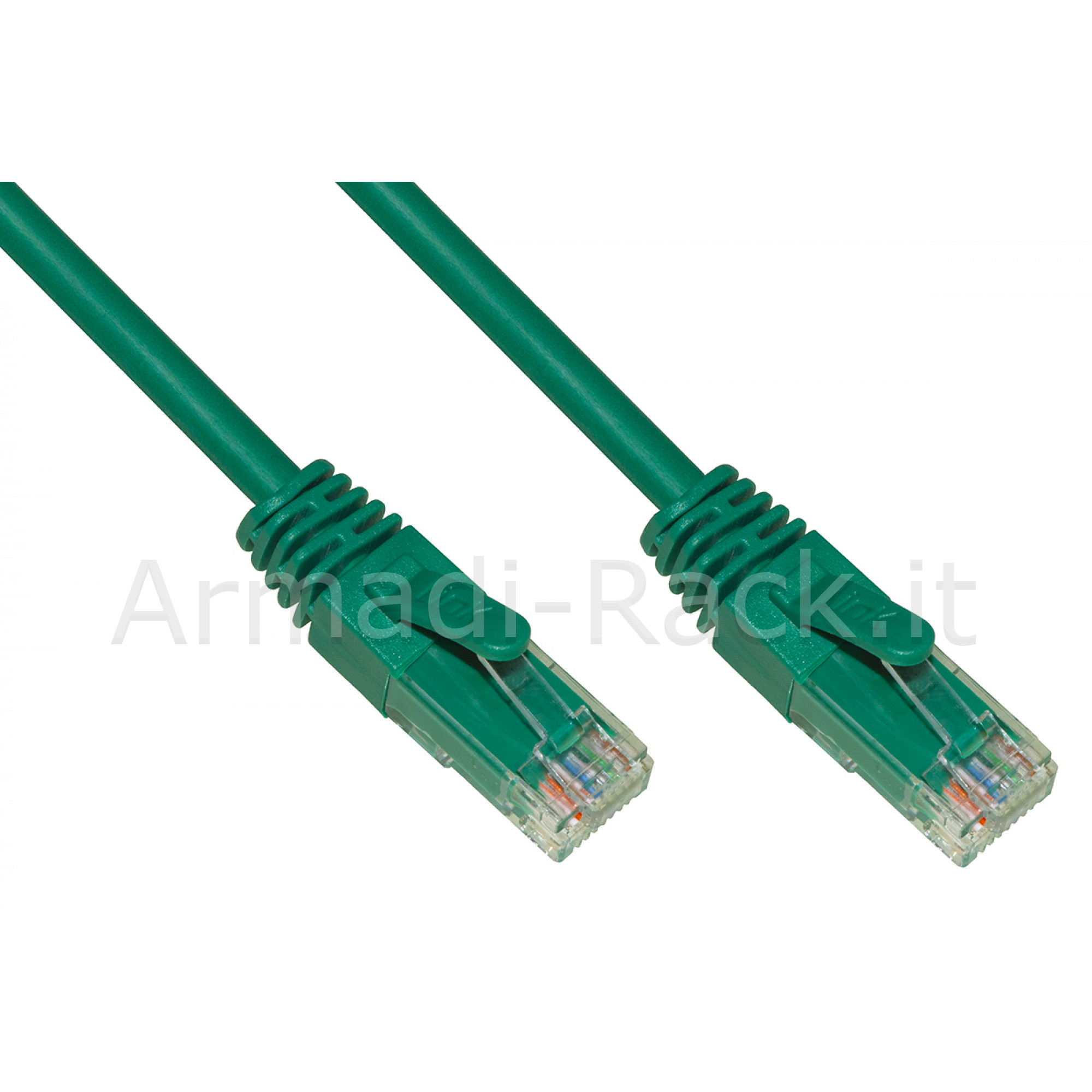 Cavo rete categoria 6a non schermato utp awg24 colore verde...