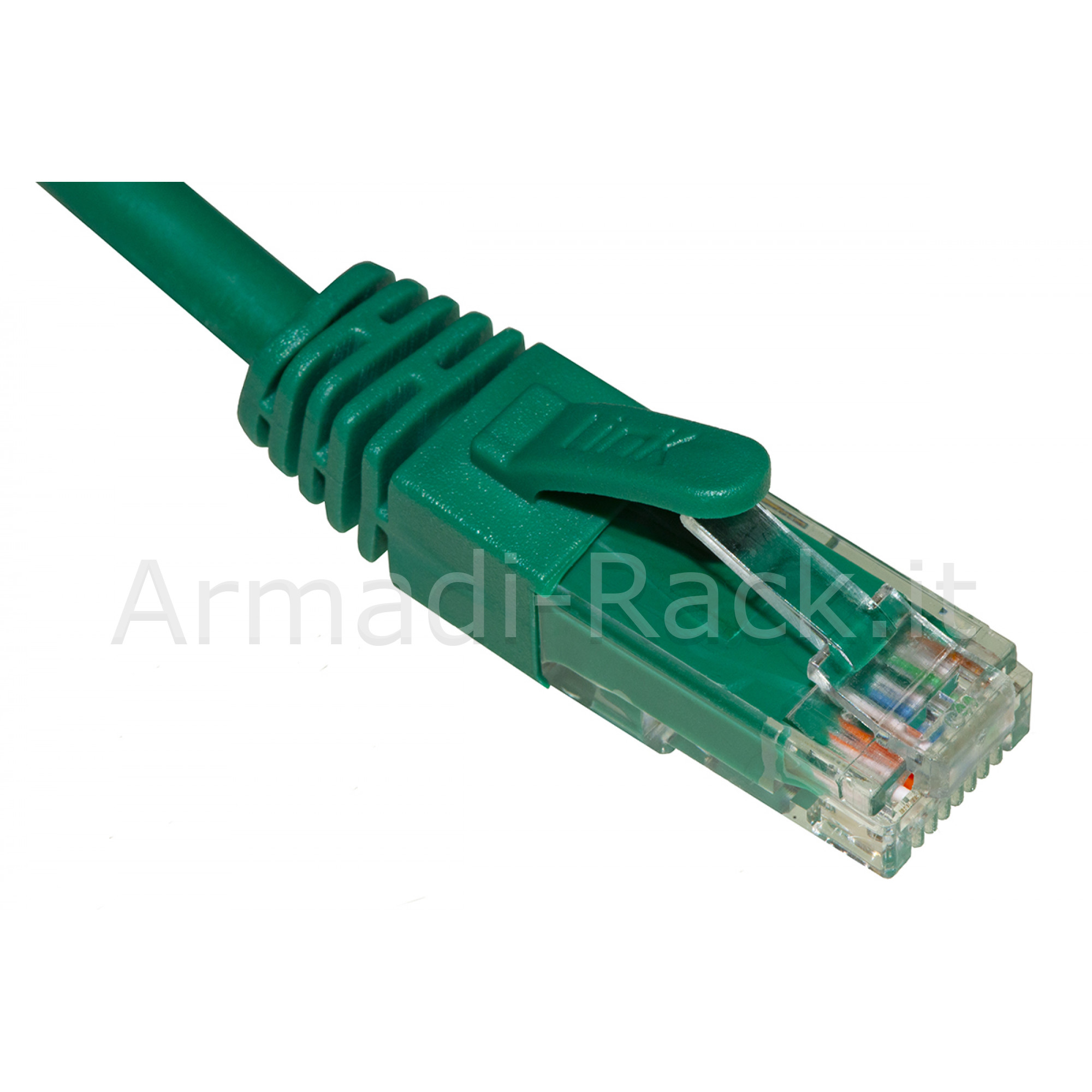 Cavo rete categoria 6a non schermato utp awg24 colore verde...
