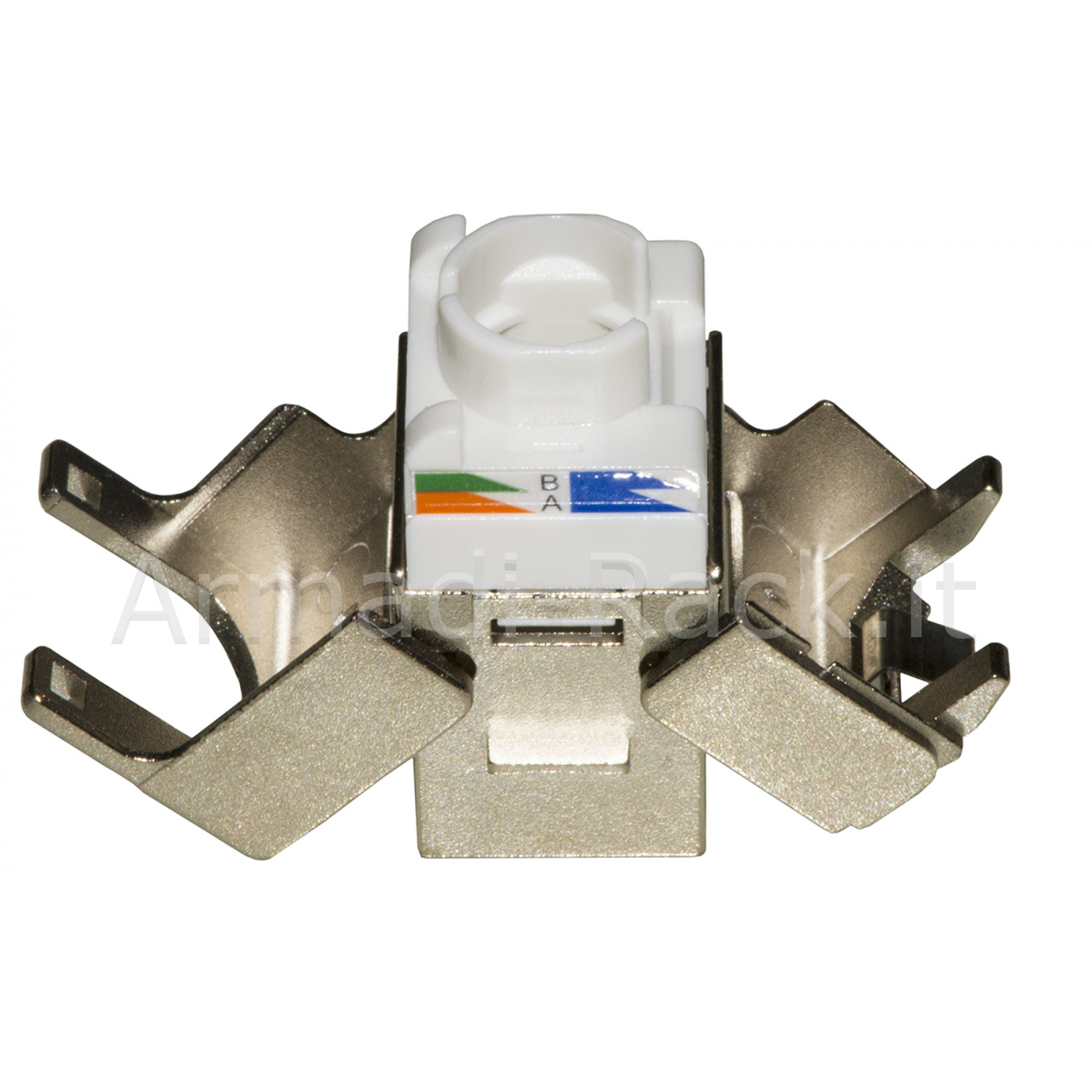 Presa rete keystone jack rj45 categoria 6 schermata tooless contatti...