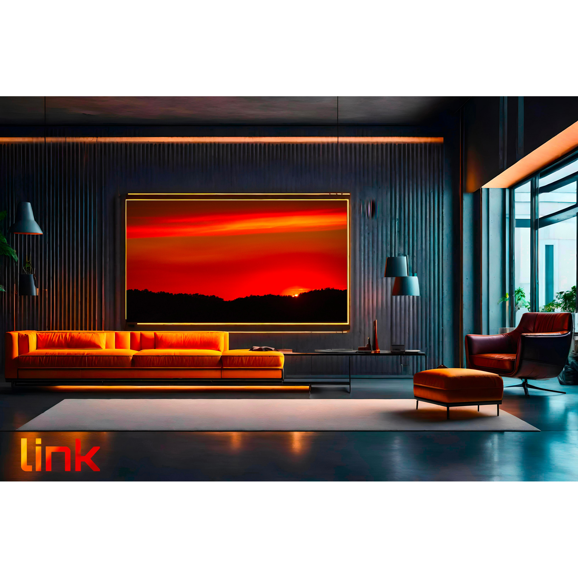 Staffa a muro per monitor tv 60-100" fino a 75 kg estensione fino a...